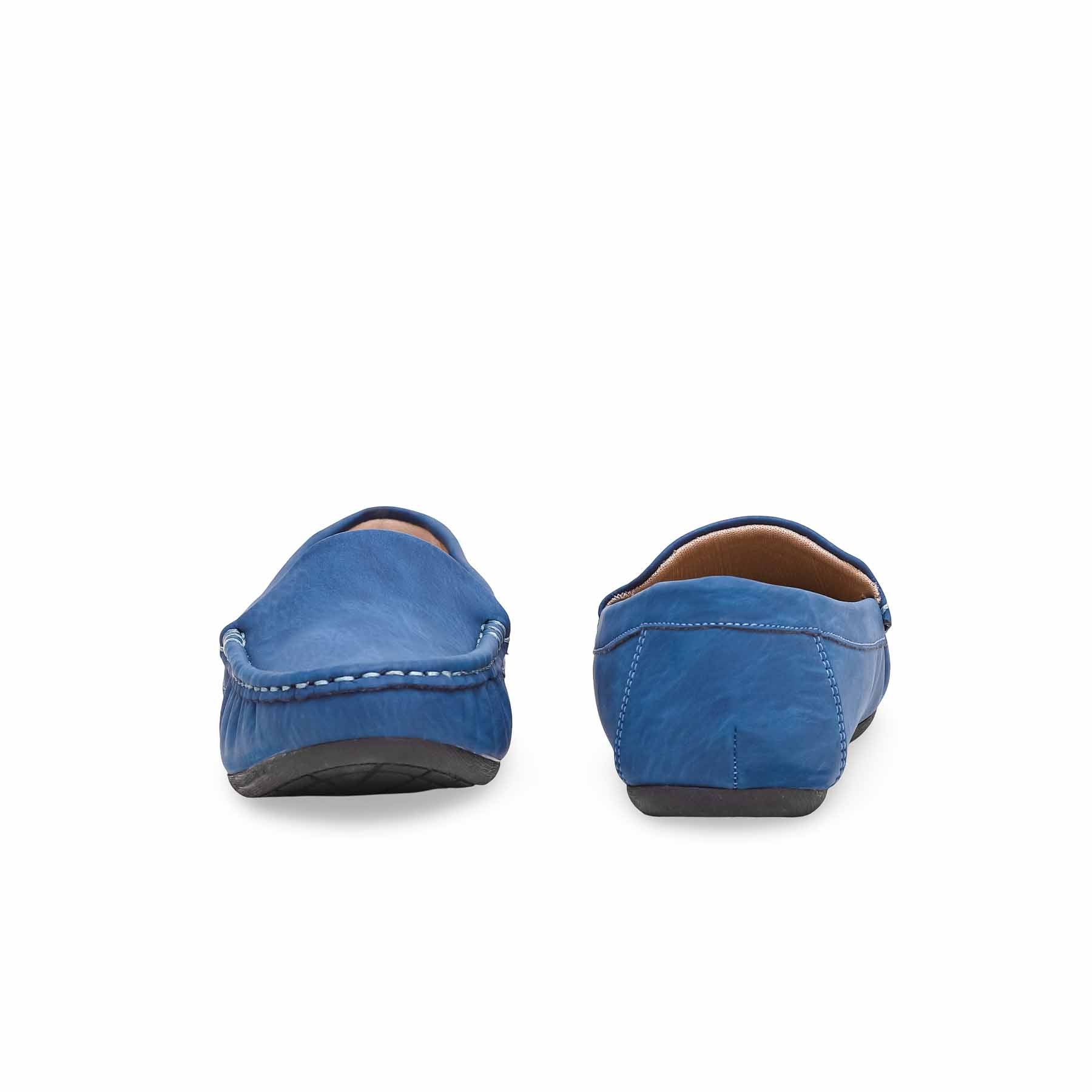 Women's Blue Moccasin WN4409 - Image 3