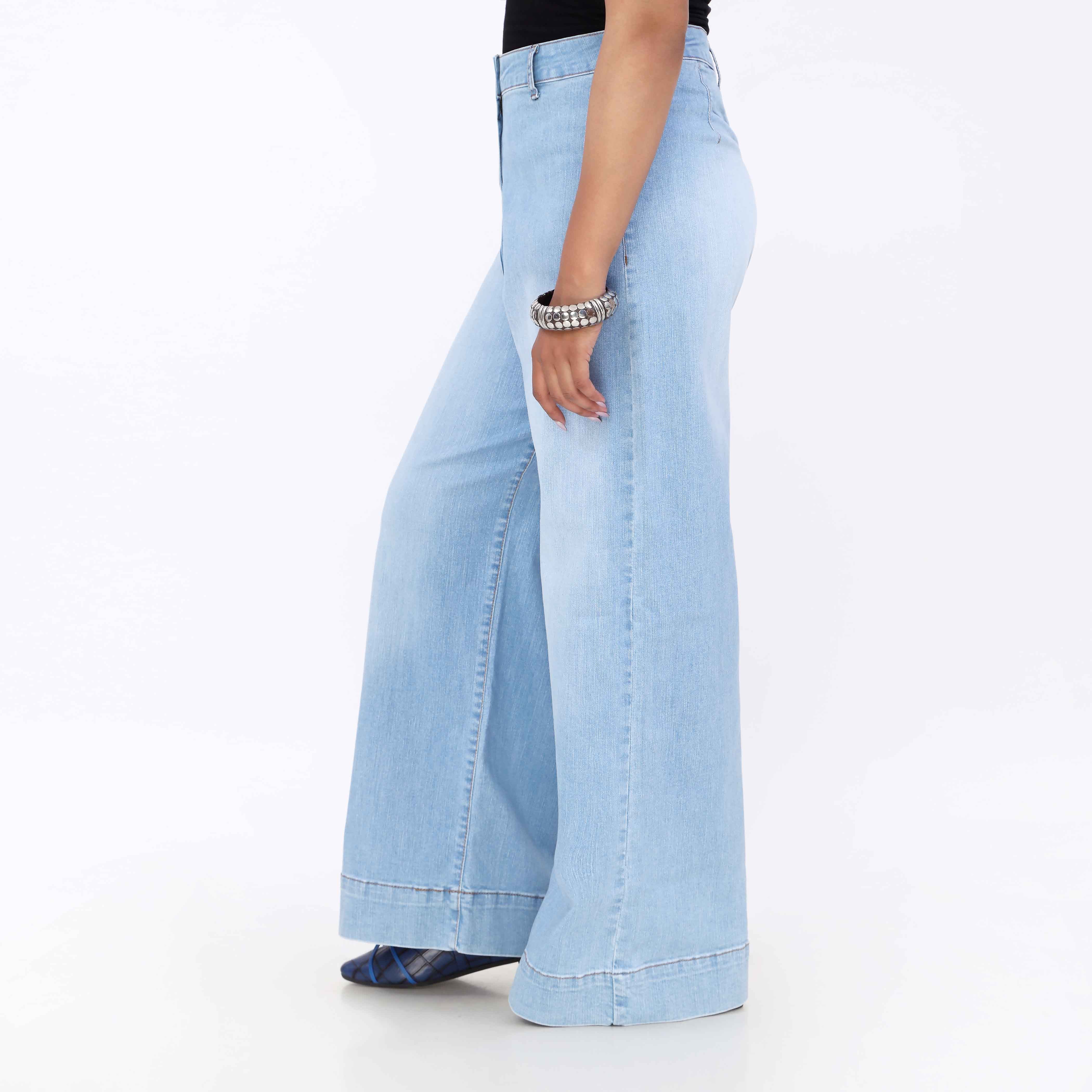 Blue Relax Fit Denim Pant PP5056 - Image 3