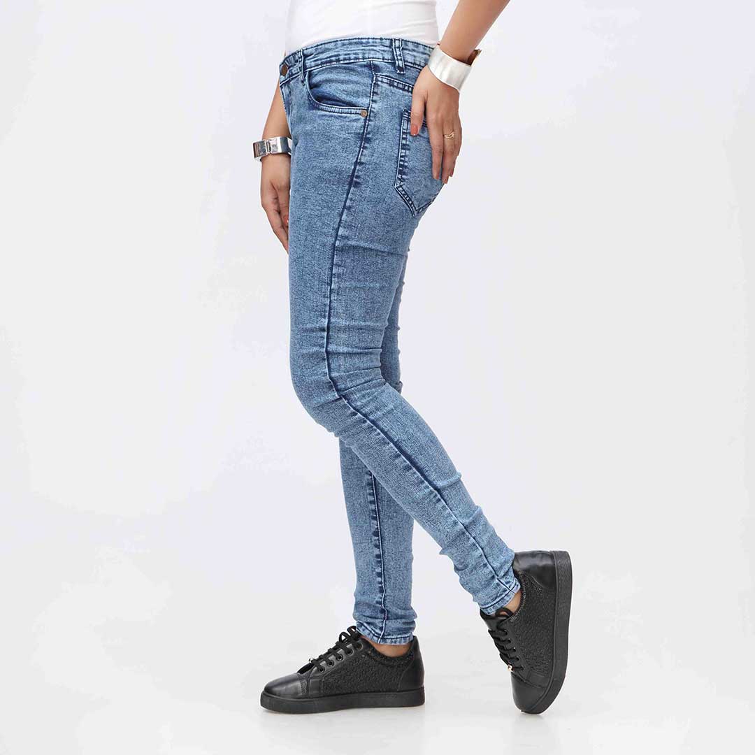 Blue Skin Fit Denim Pant PW3619 - Image 2