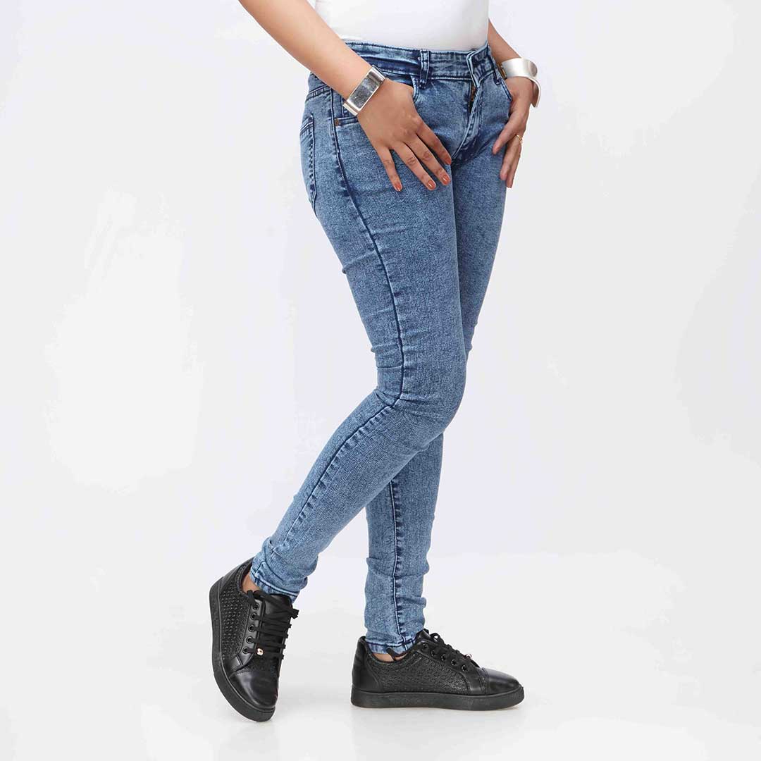 Blue Skin Fit Denim Pant PW3619 - Image 3