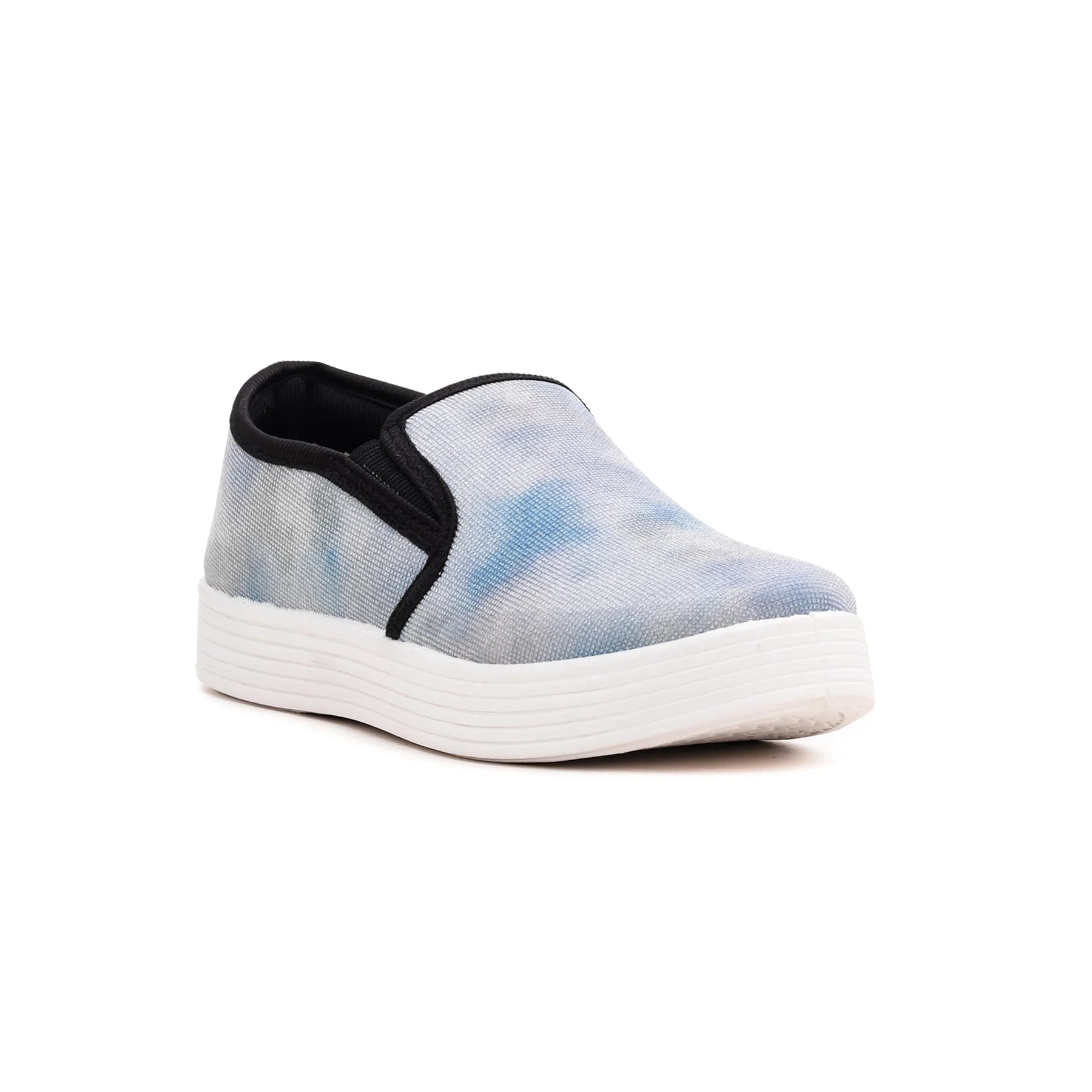 Blue Slip-on Sneakers AT9084 - Image 2