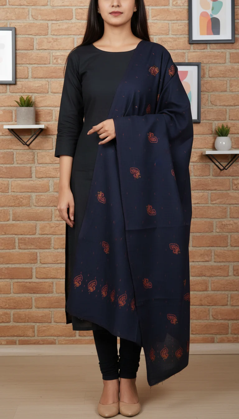 Blue Summer Shawl PD6124 - Image 2