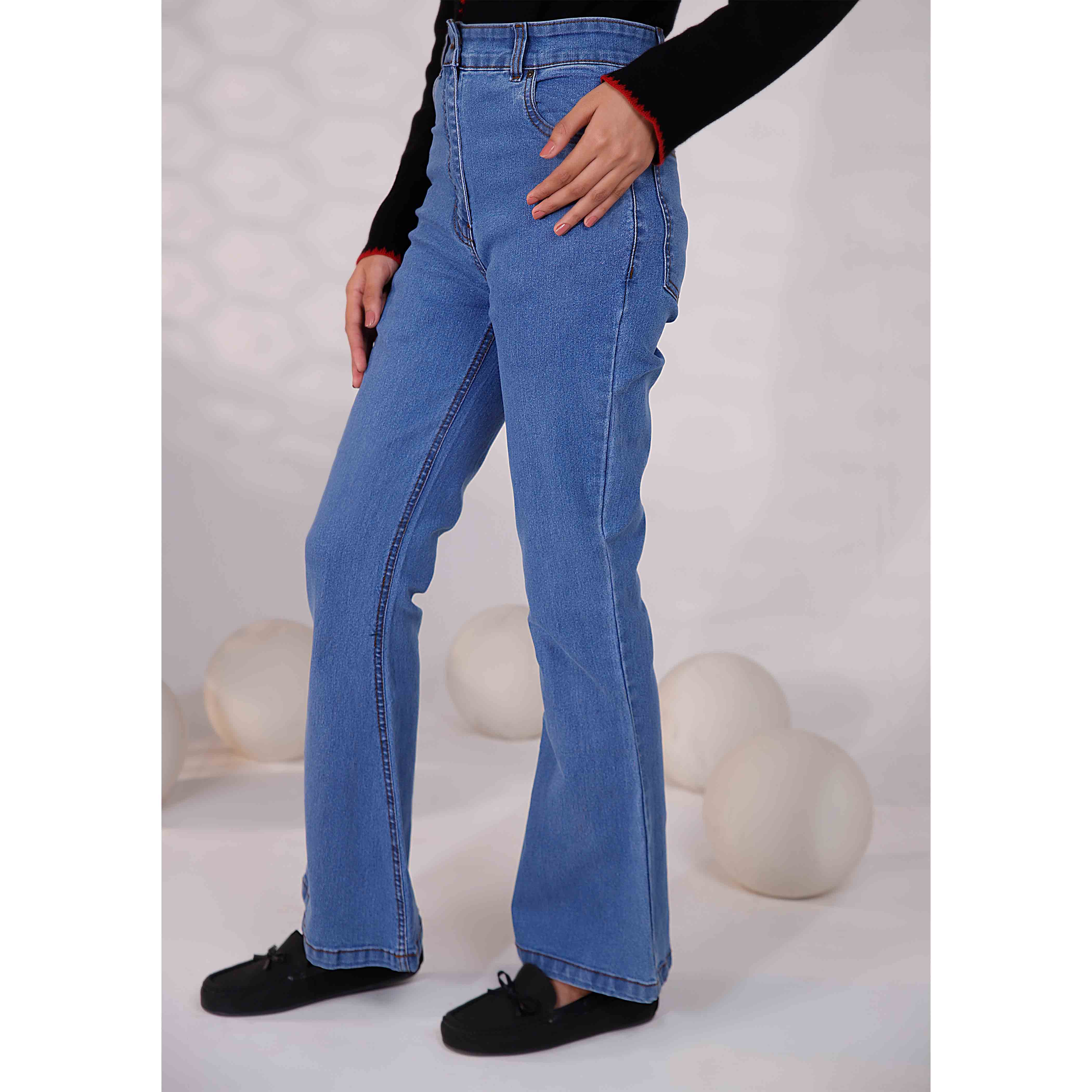 Blue Western Denim Pant PS9520 - Image 2