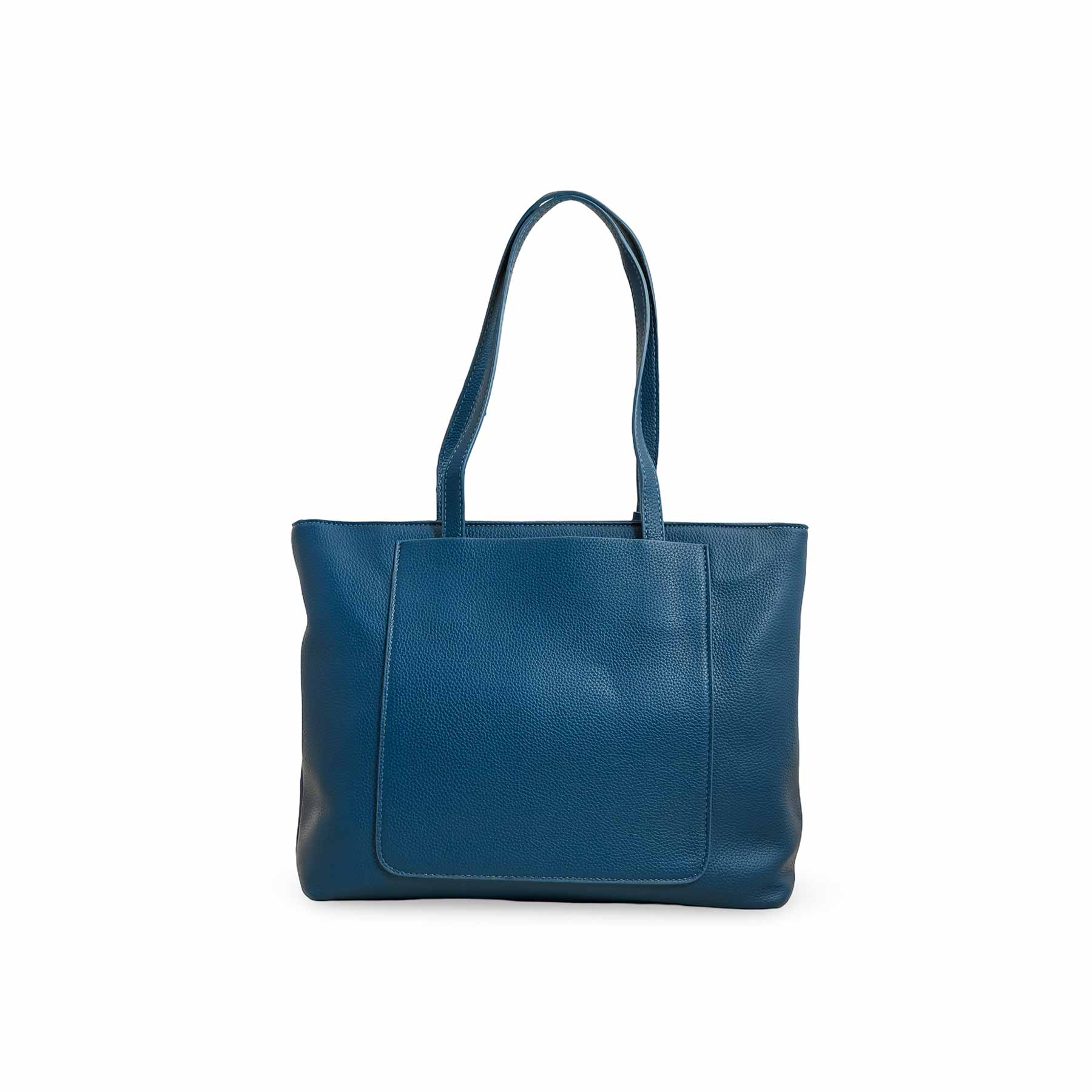 Blue Women Formal Shoulder Bag P36222 - Image 4