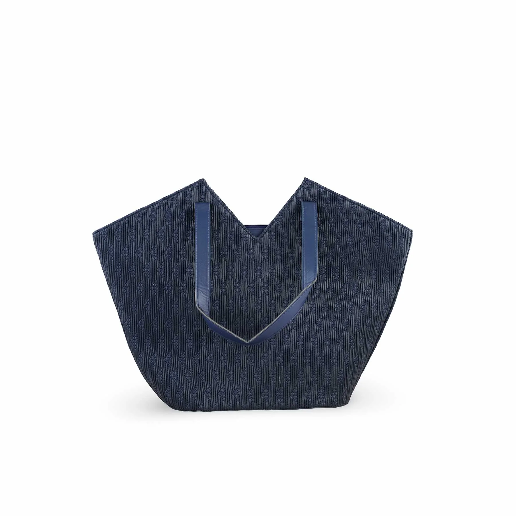 Blue Women Formal Shoulder Bag P55670 - Image 2