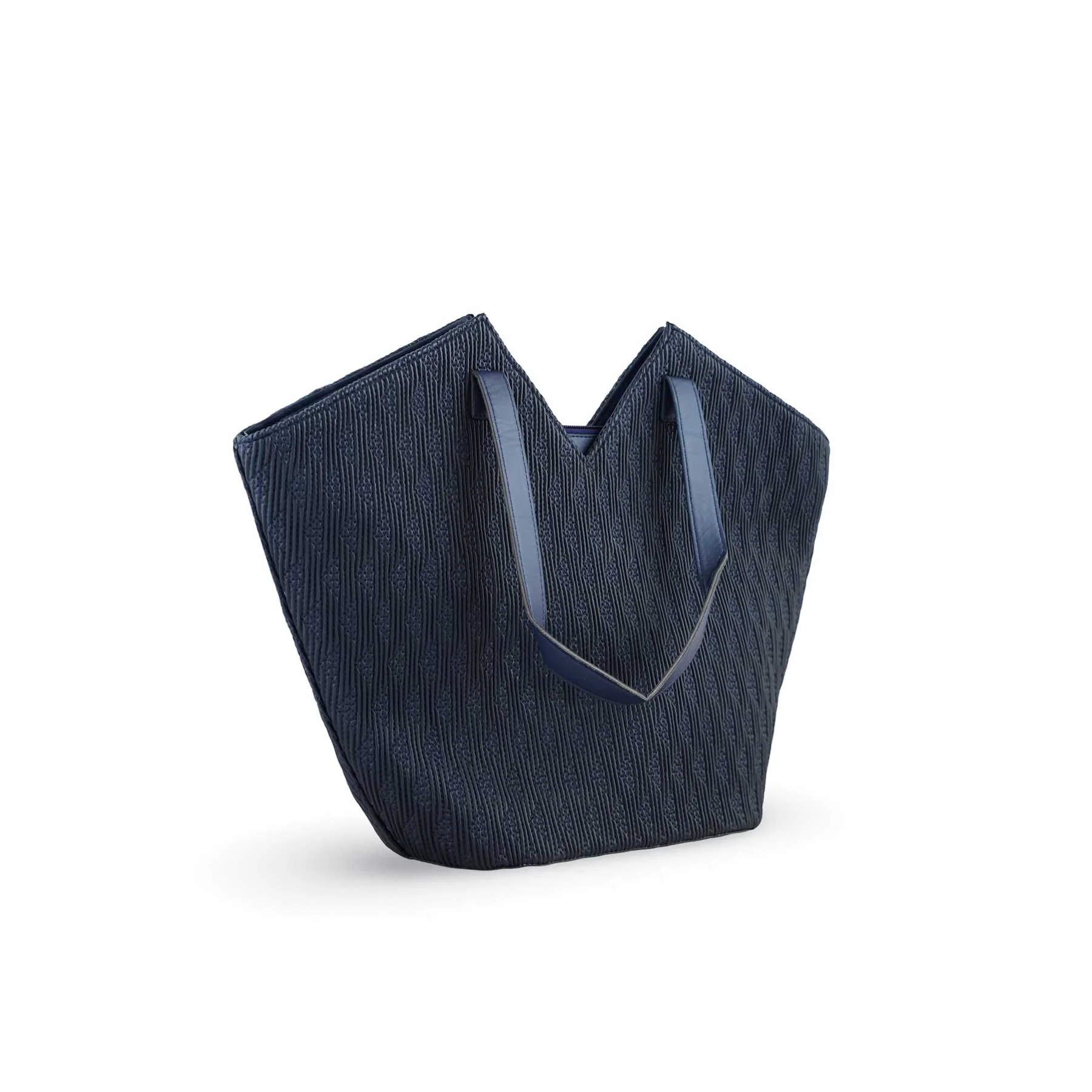 Blue Women Formal Shoulder Bag P55670 - Image 3
