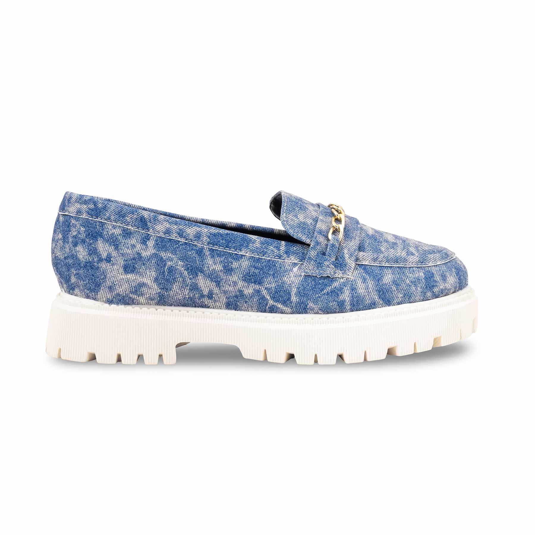 Blue Women Moccasin WN4532 - Image 2