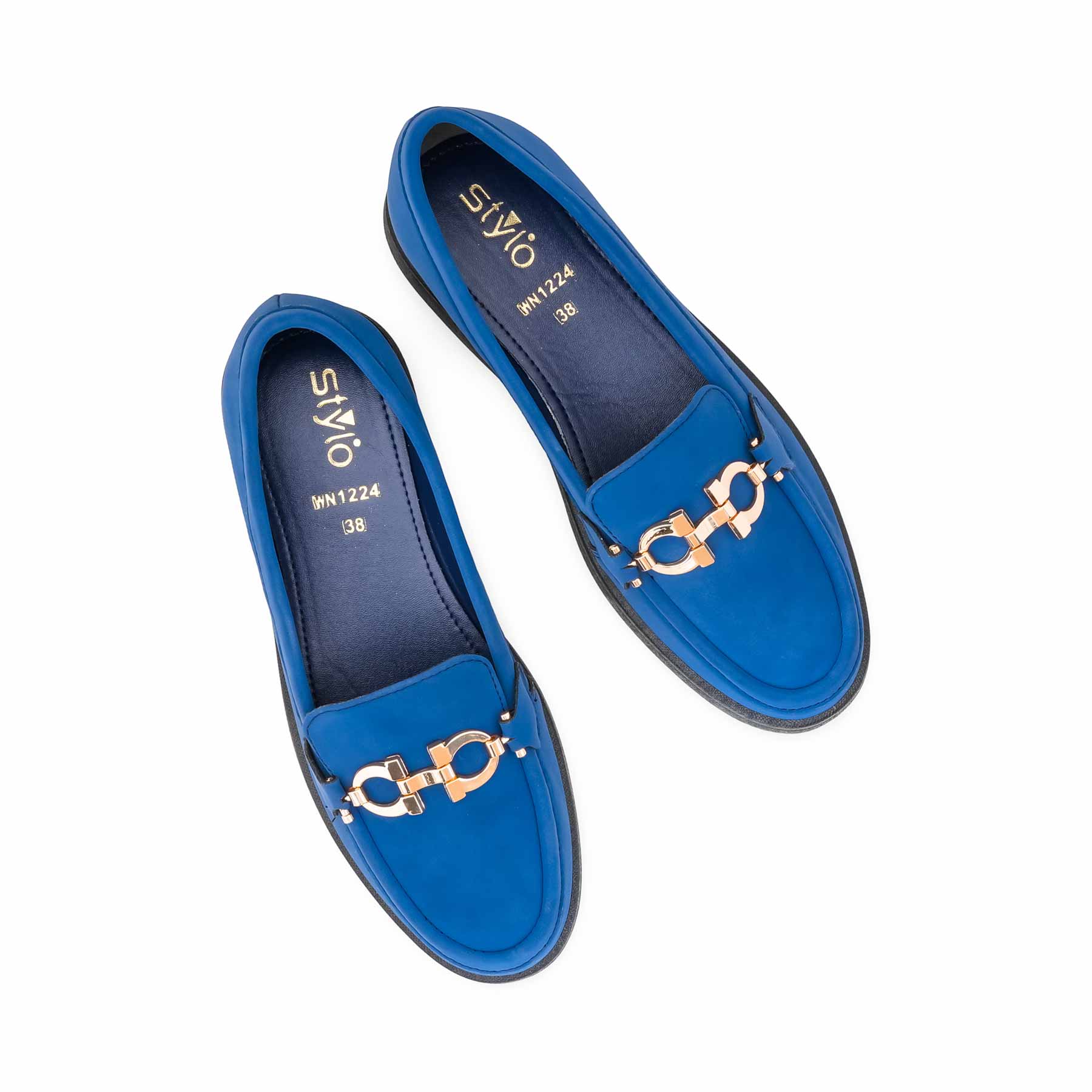 Blue Women Pumps WN1224 - Image 6