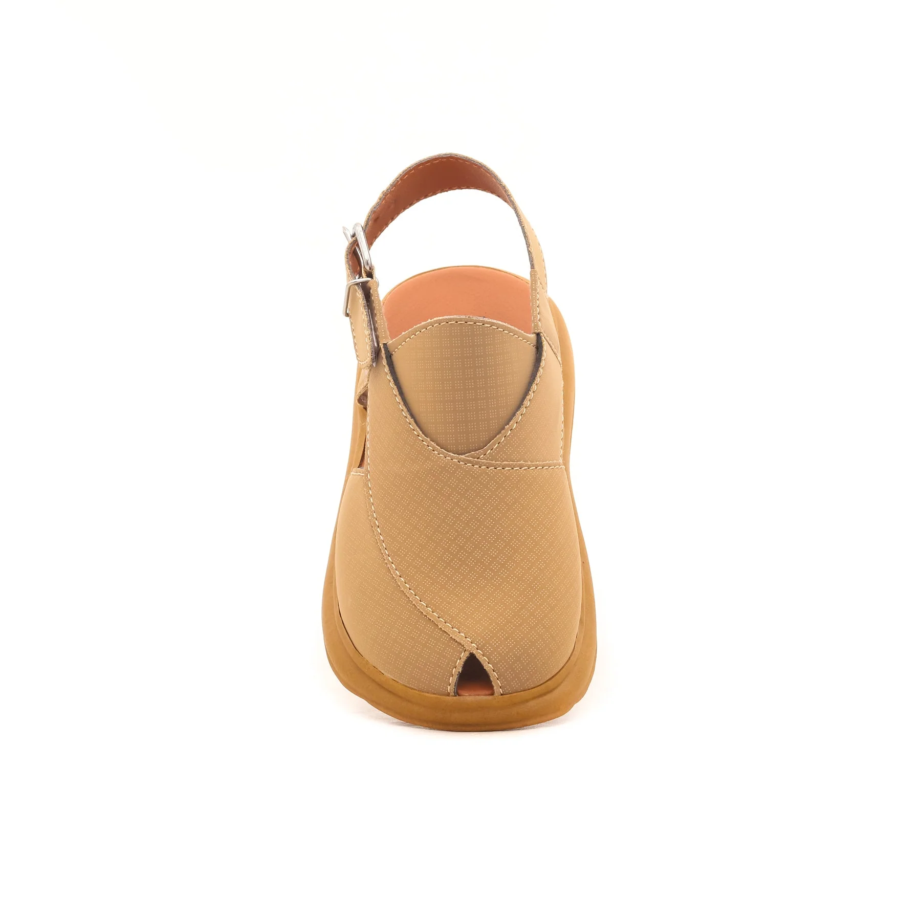 Boys Beige Peshawari Chappal KD9302 - Image 3