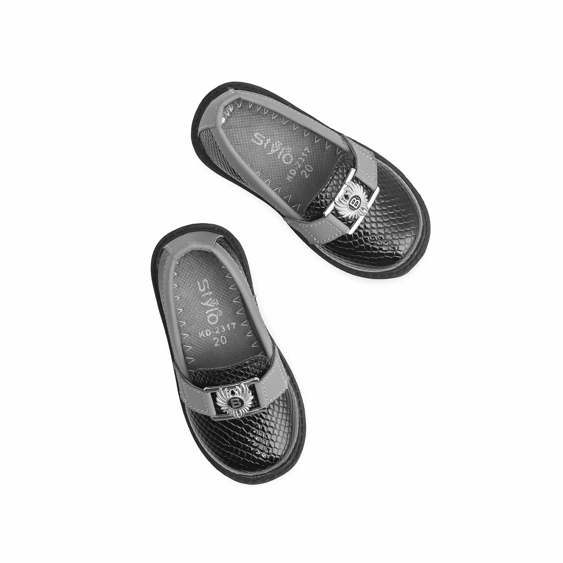 Boys Black Casual Canvas KD2317 - Image 5