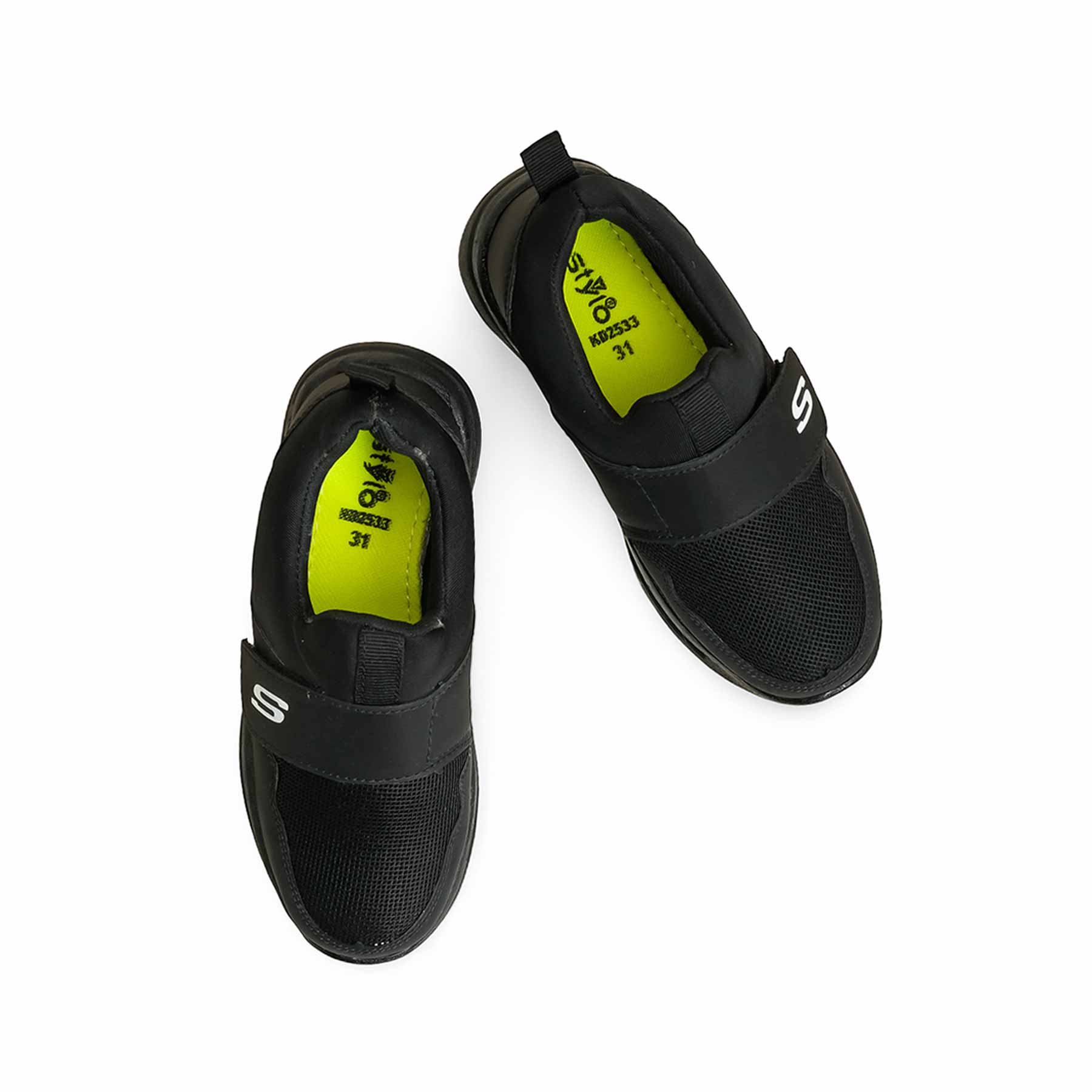 Boys Black Casual Canvas KD2533 - Image 5