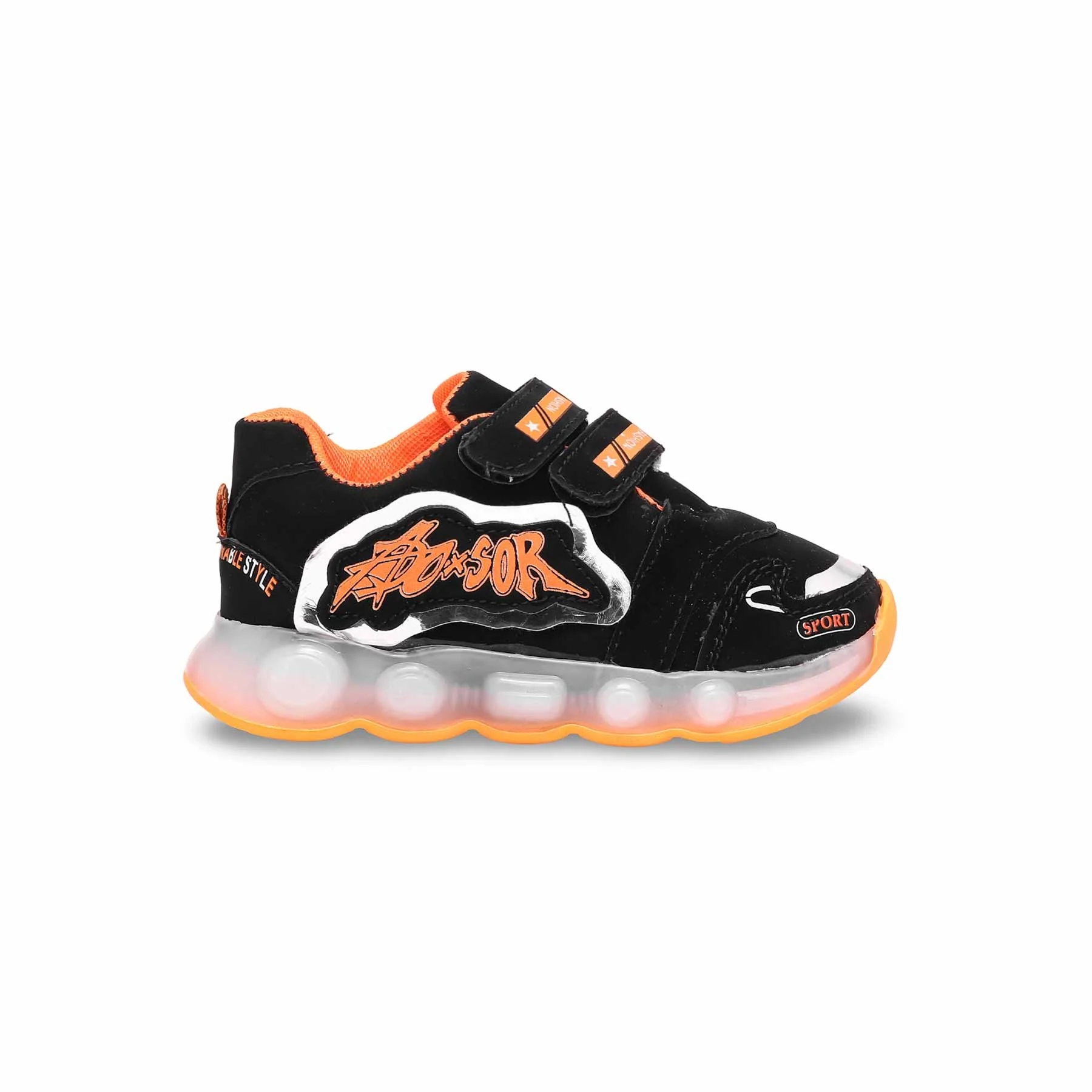 Boys Black Casual Jogger KD1844 - Image 2