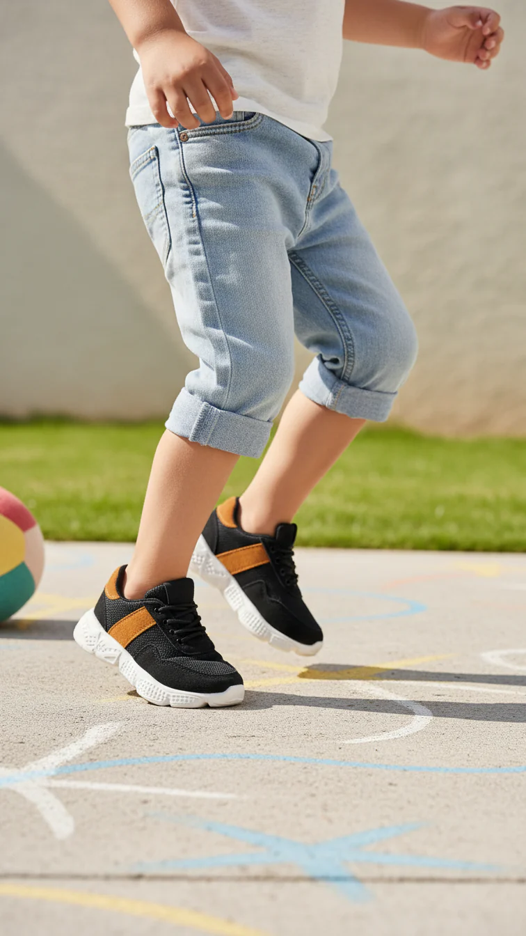 Boys Black Casual Jogger KD8104
