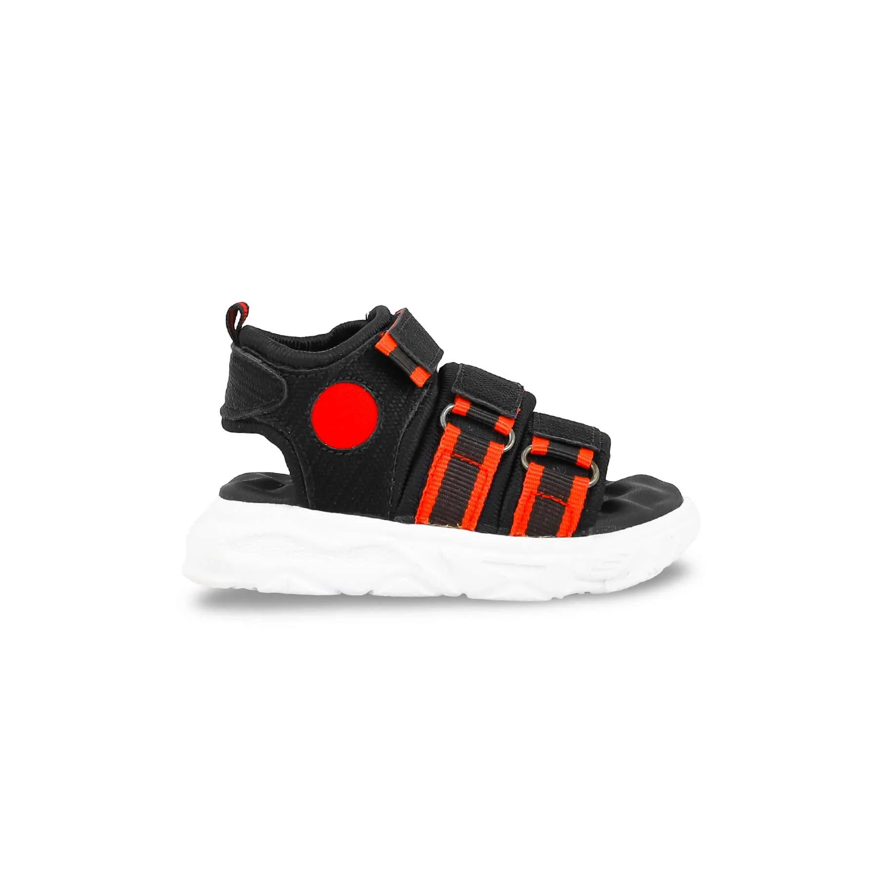 Boys Black Casual Sandal KD4754 - Image 2