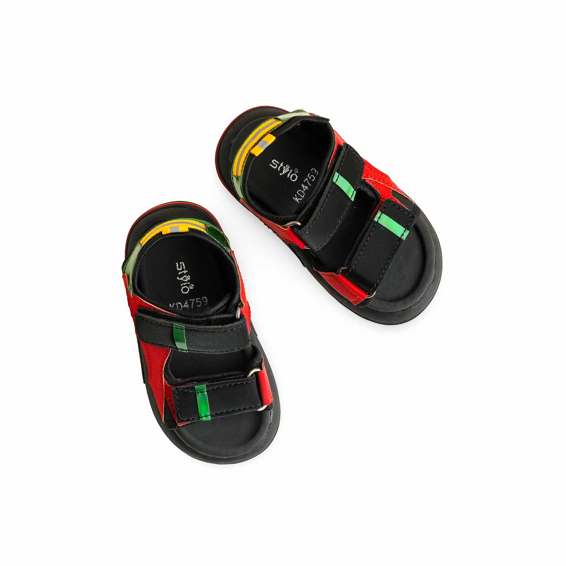 Boys Black Casual Sandal KD4759 - Image 5