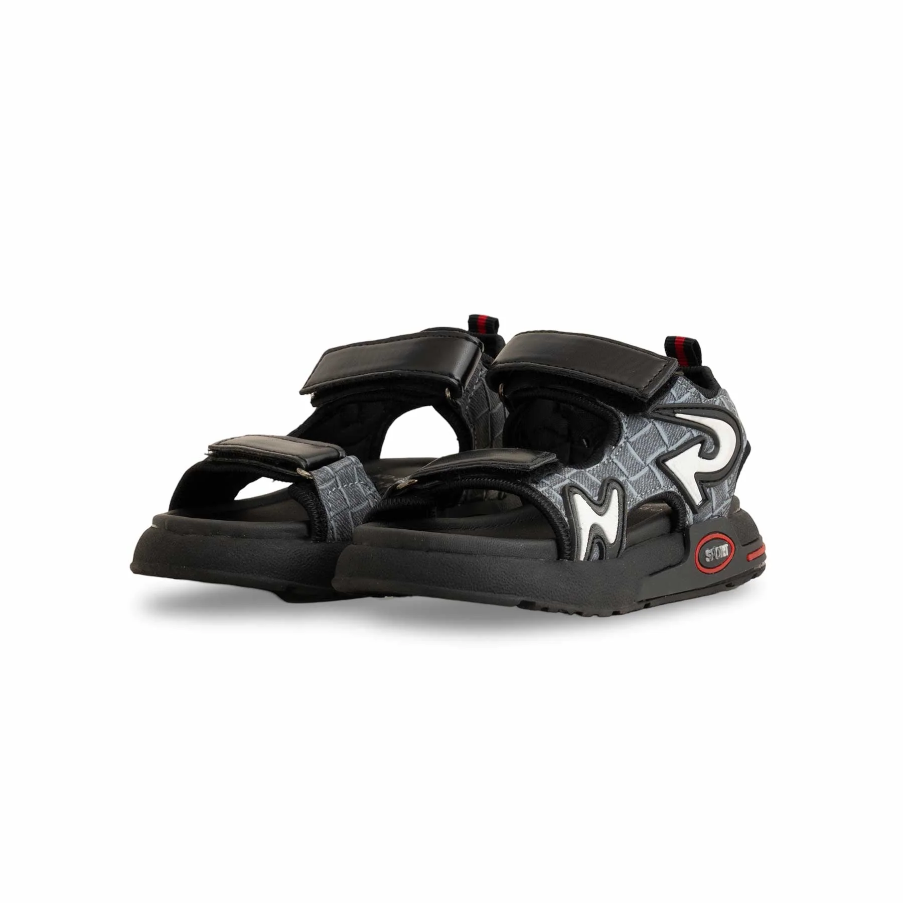 Boys Black Casual Sandal KD4760 - Image 3