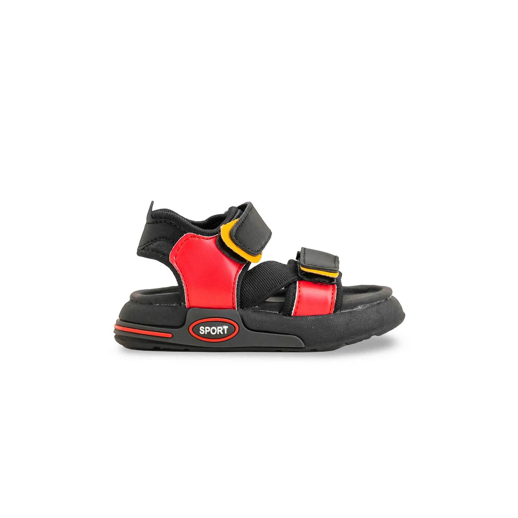 Boys Black Casual Sandal KD4762 - Image 2