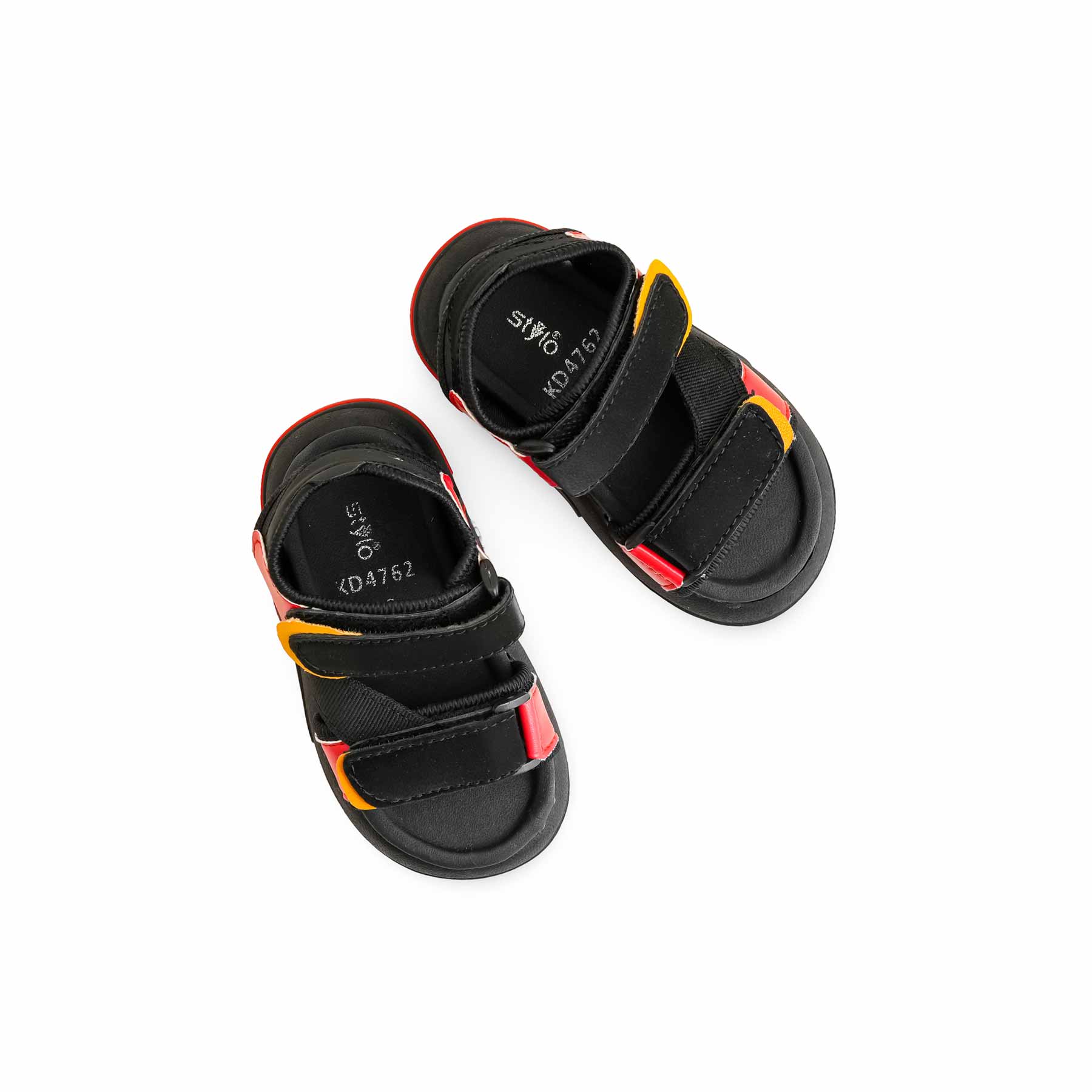 Boys Black Casual Sandal KD4762 - Image 5