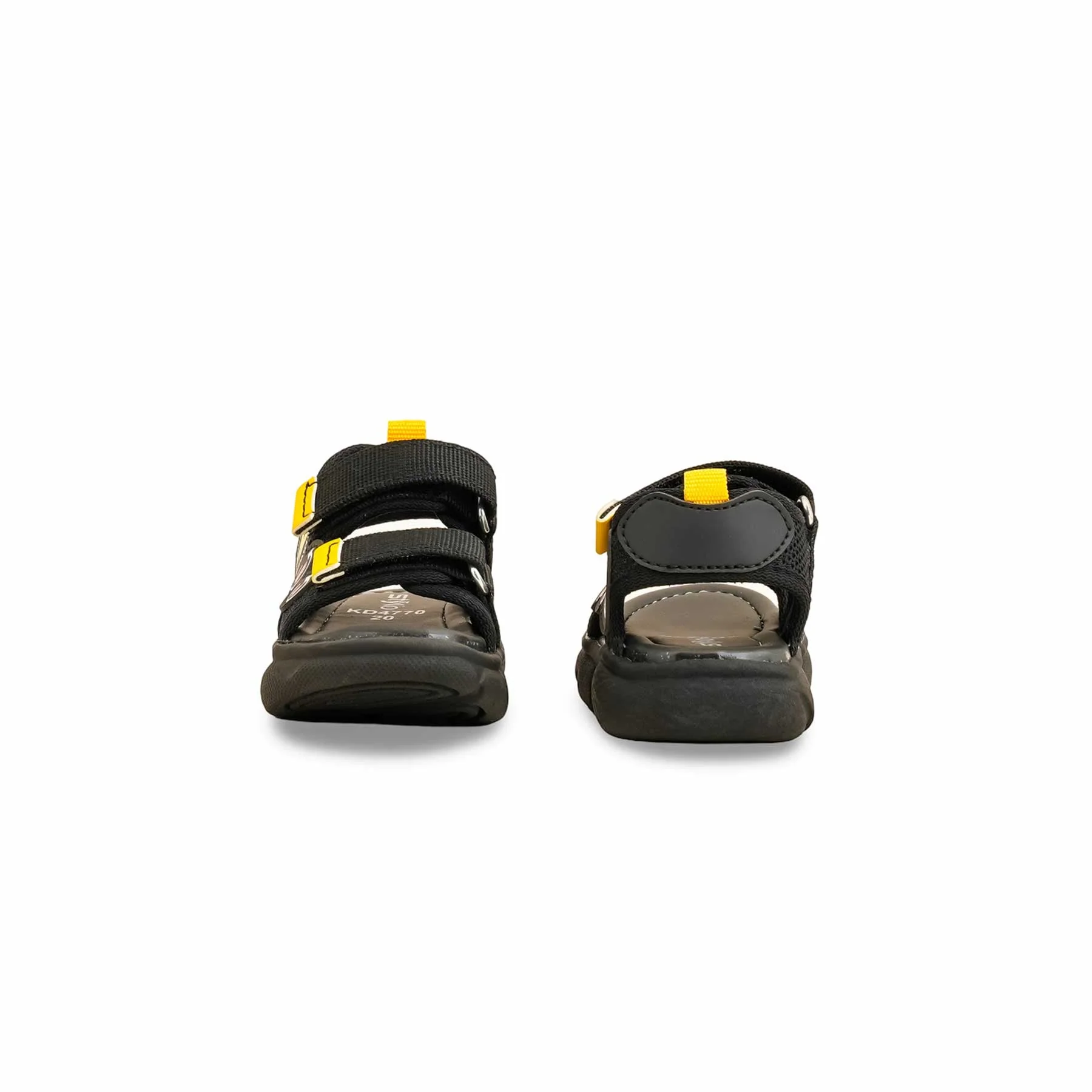 Boys Black Casual Sandal KD4770 - Image 4