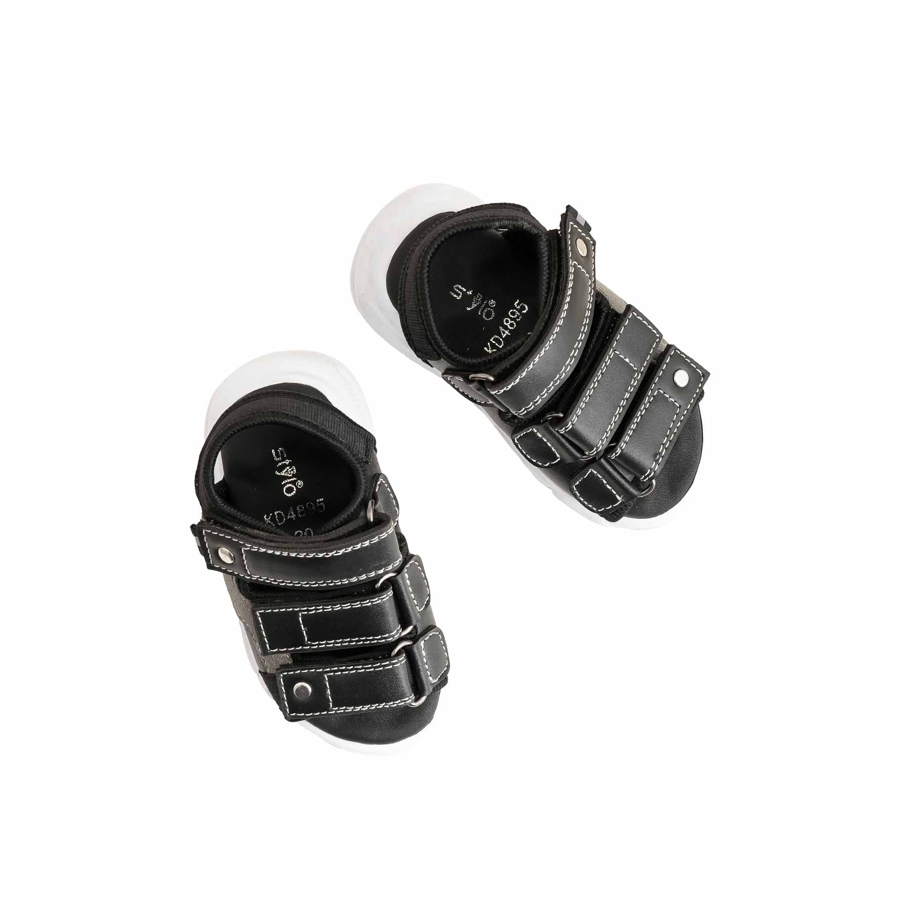 Boys Black Casual Sandal KD4895 - Image 5
