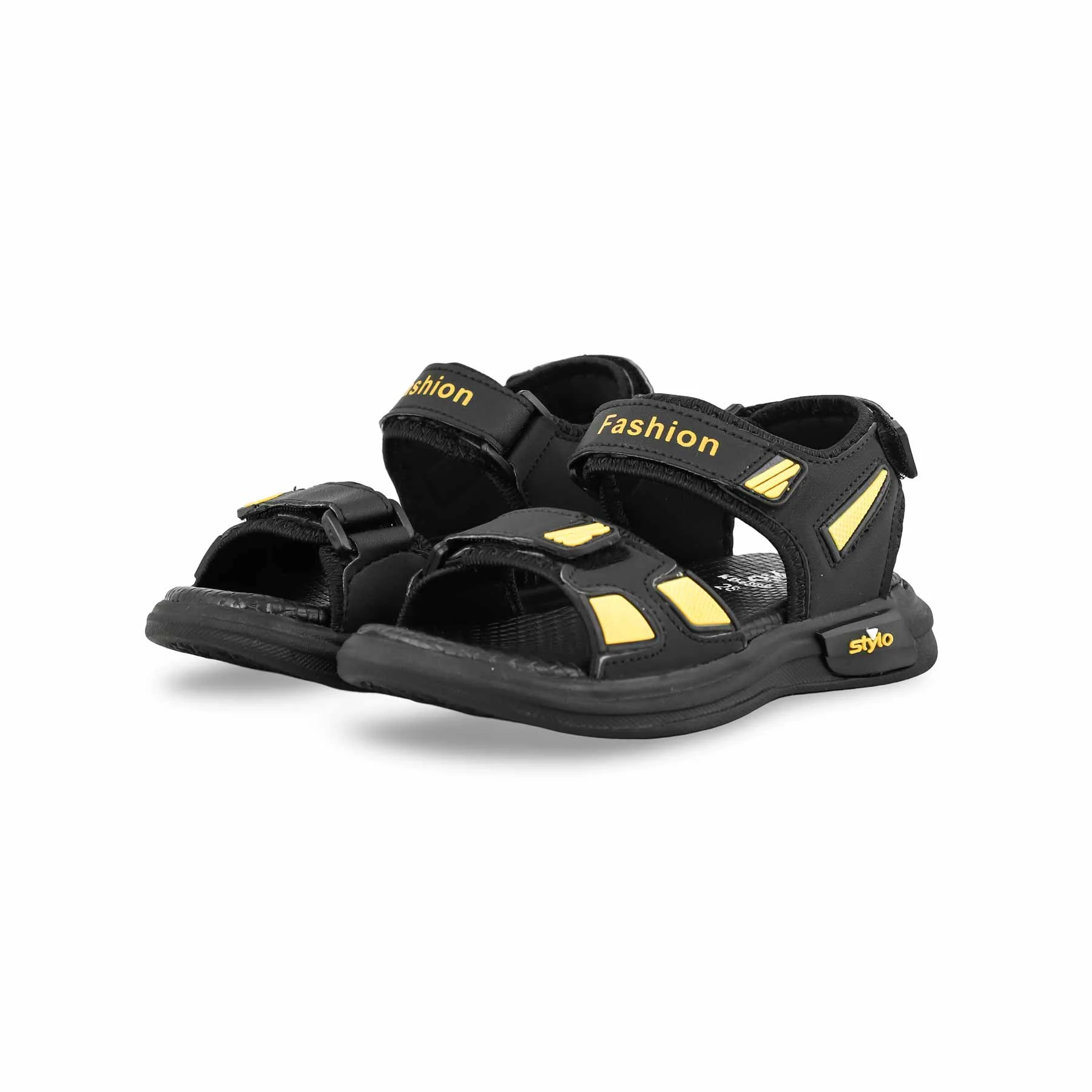 Boys Black Casual Sandal KD4899 - Image 3
