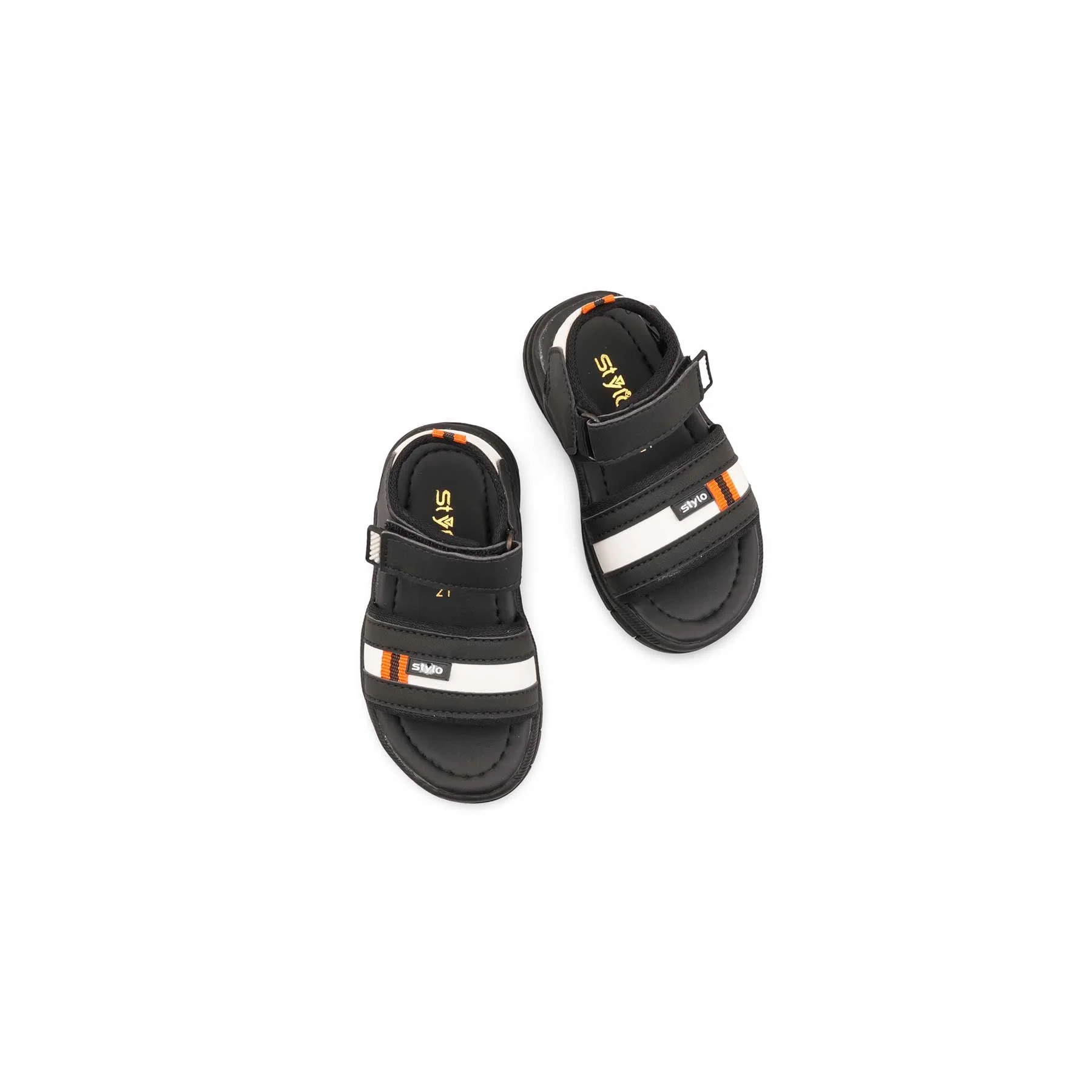 Boys Black Casual Sandal KD4939 - Image 5