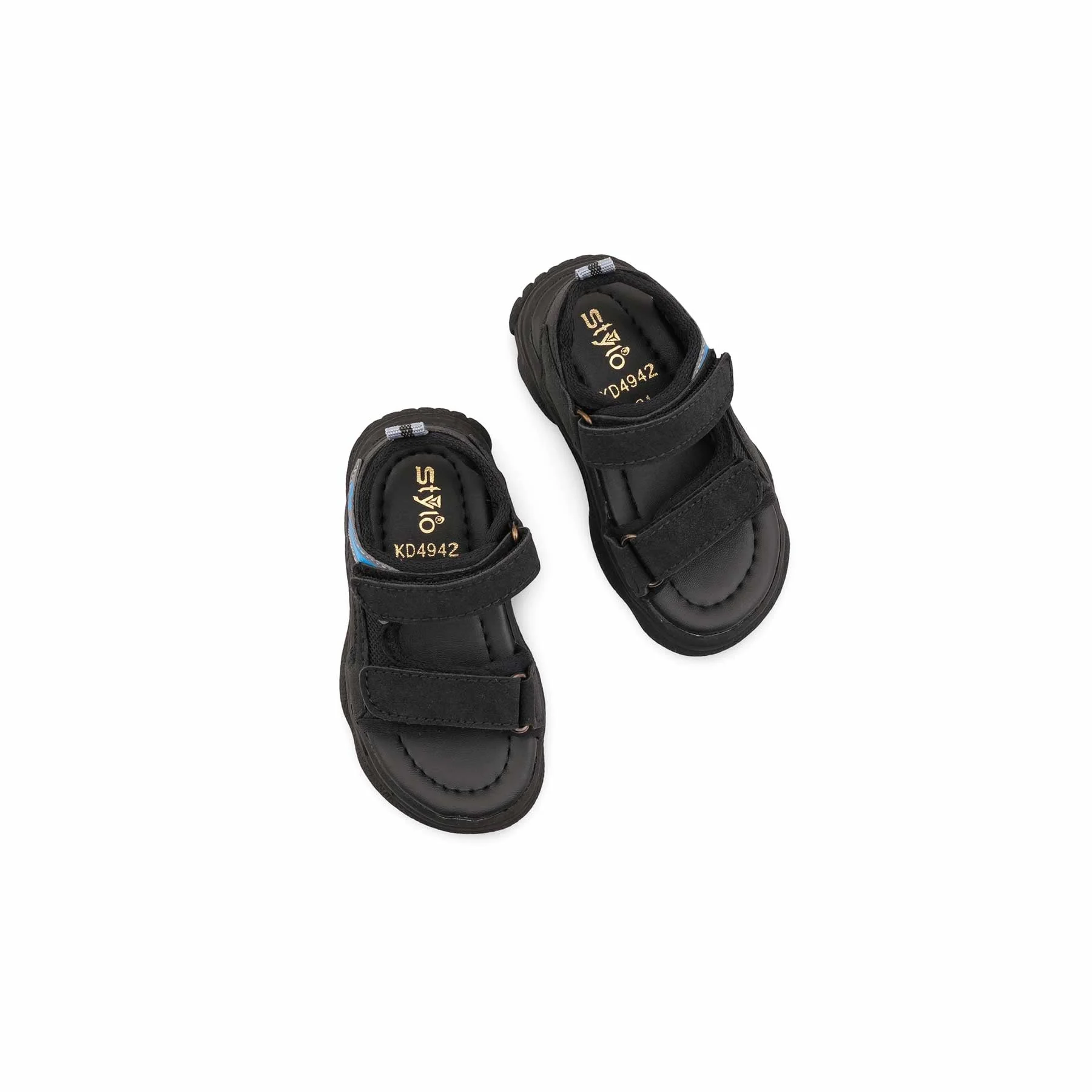 Boys Black Casual Sandal KD4942 - Image 5