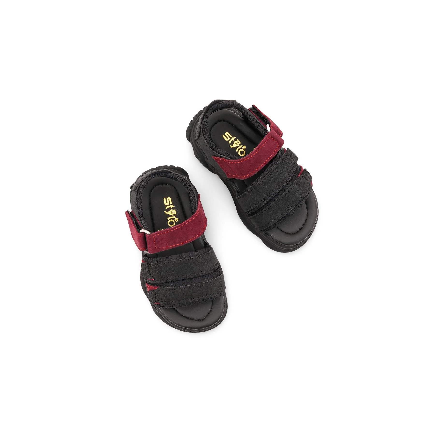 Boys Black Casual Sandal KD4982 - Image 5