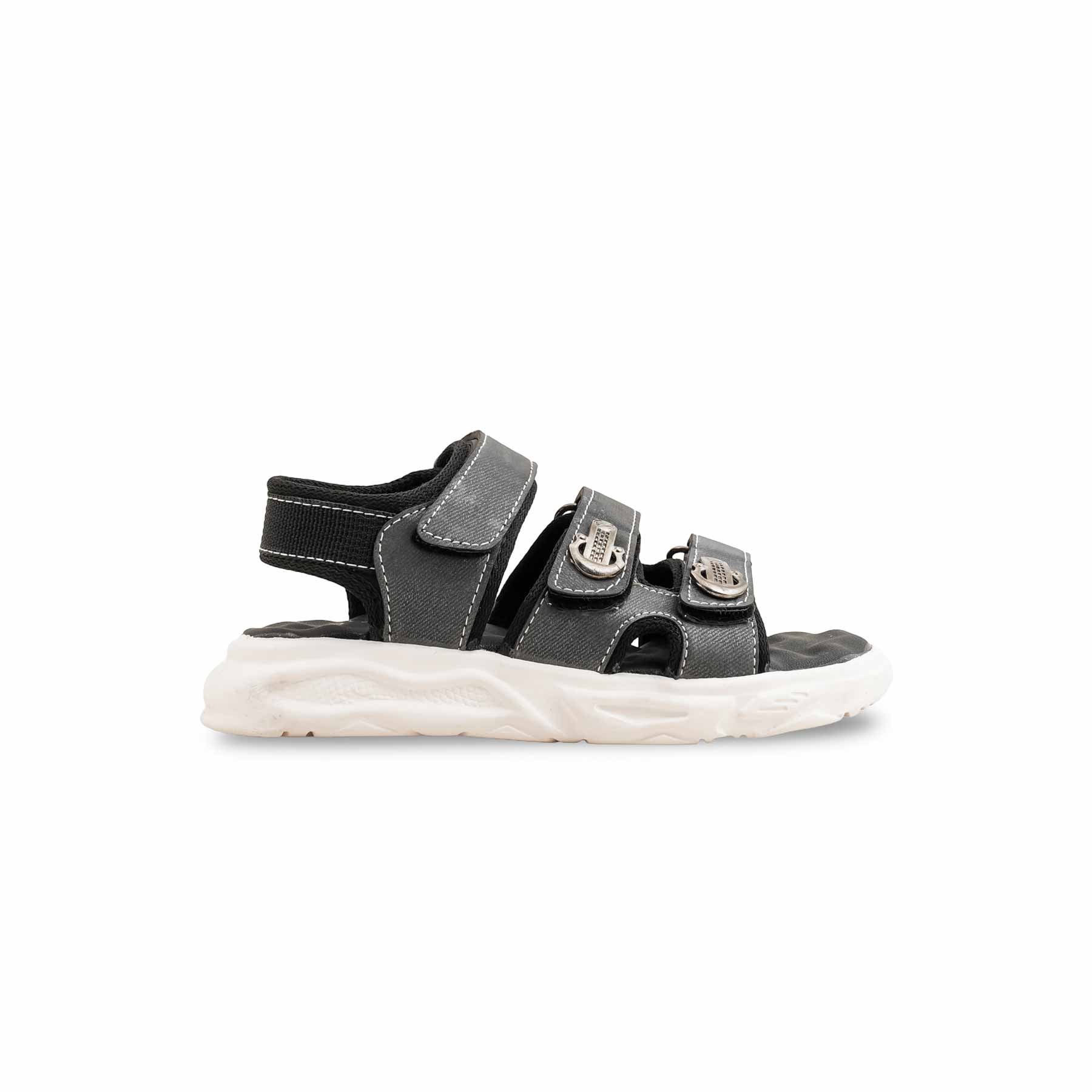 Boys Black Casual Sandal KD9965 - Image 2