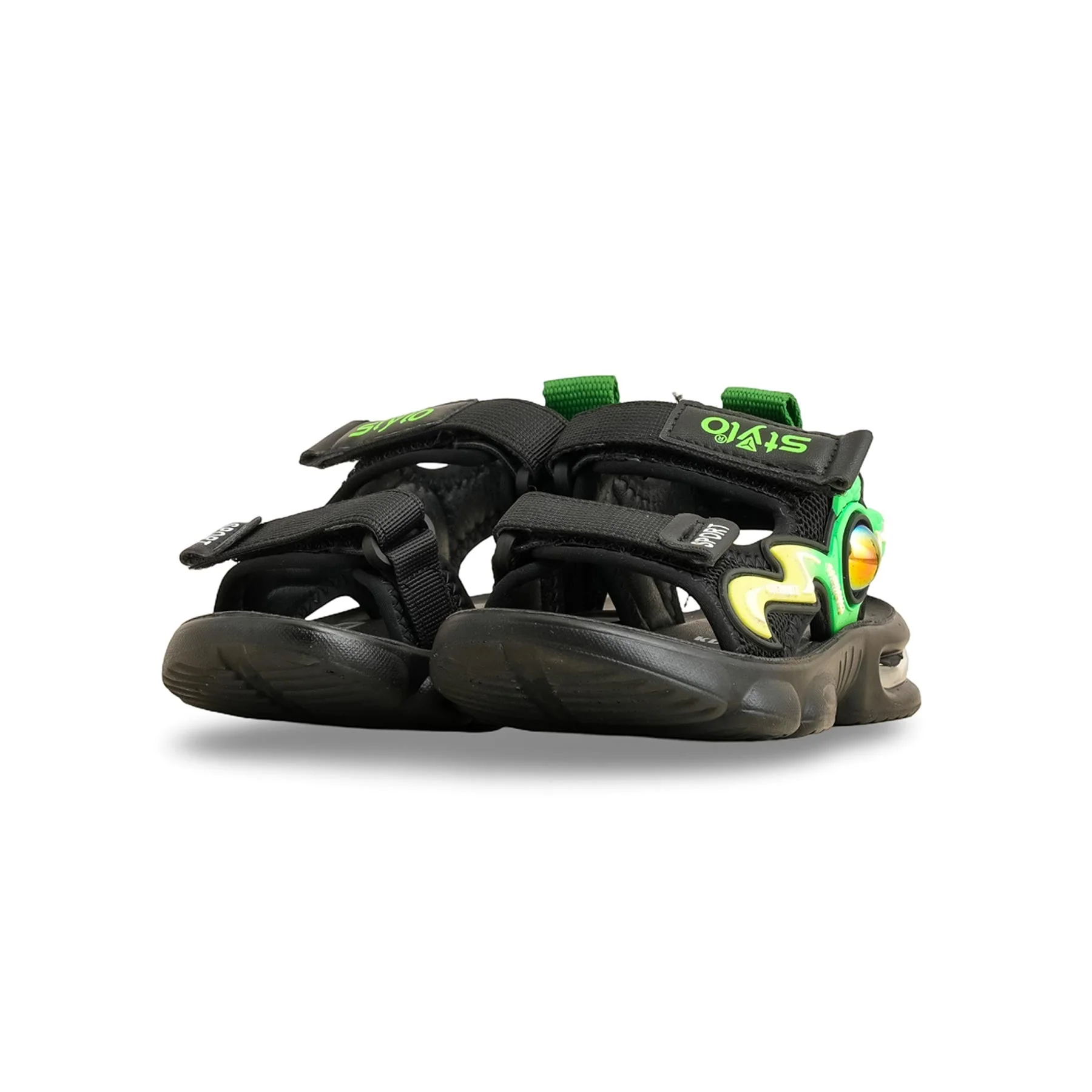 Boys Black Casual Sandal KD9974 - Image 3