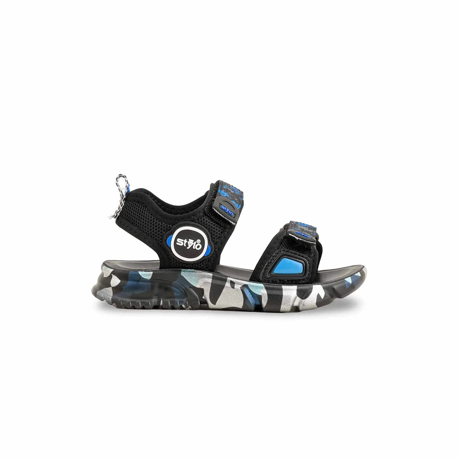 Boys Black Casual Sandal KD9975 - Image 2