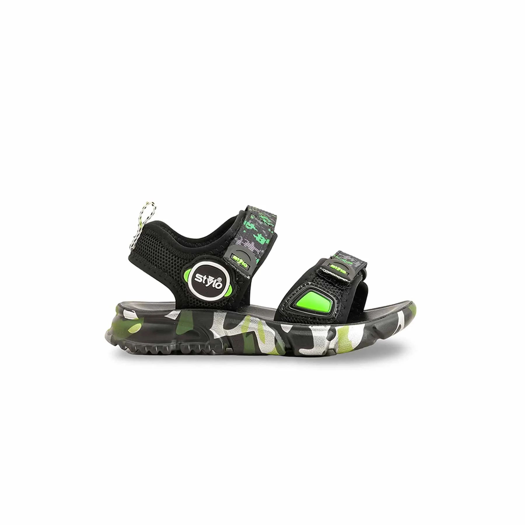 Boys Black Casual Sandal KD9976 - Image 2
