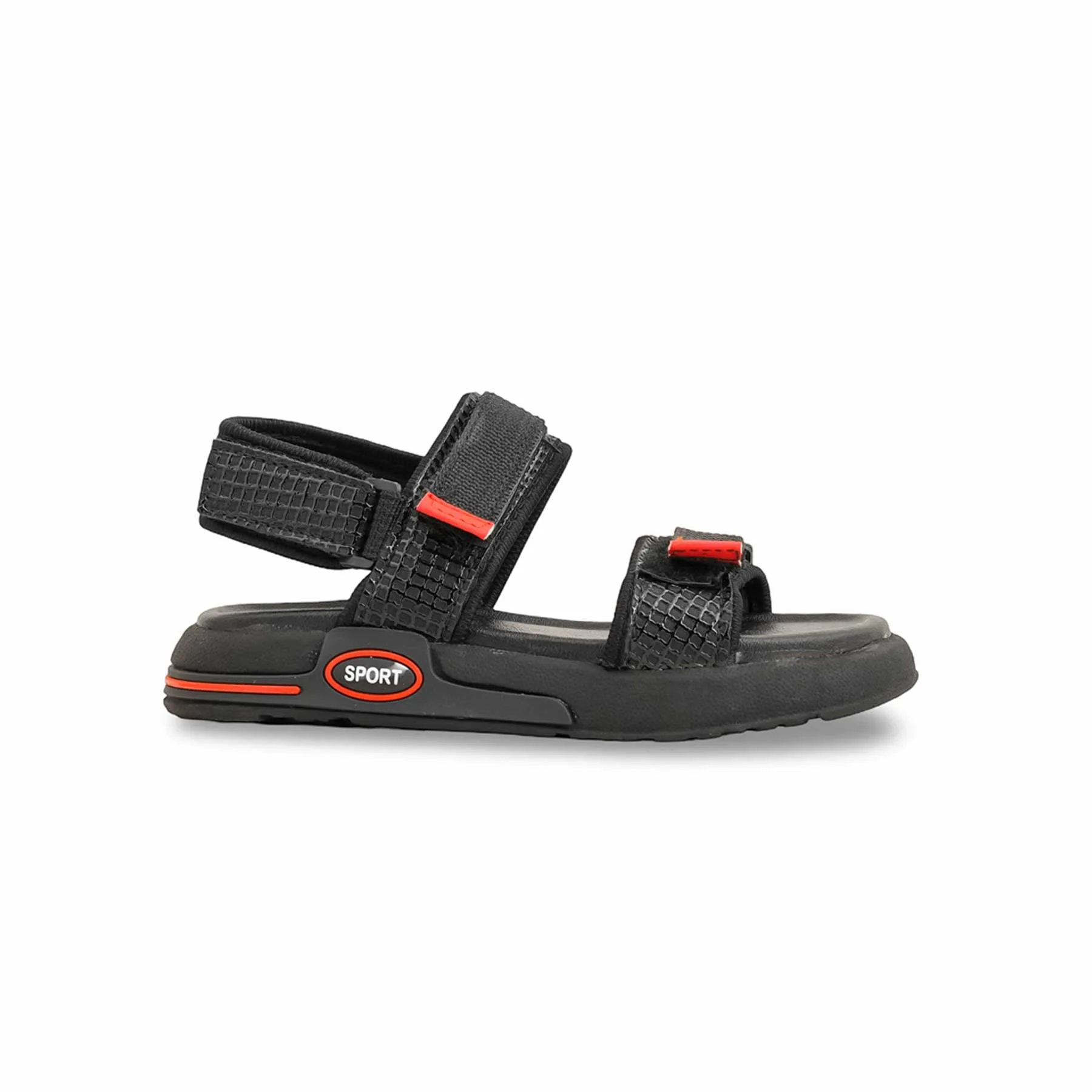 Boys Black Casual Sandal KD9984 - Image 2