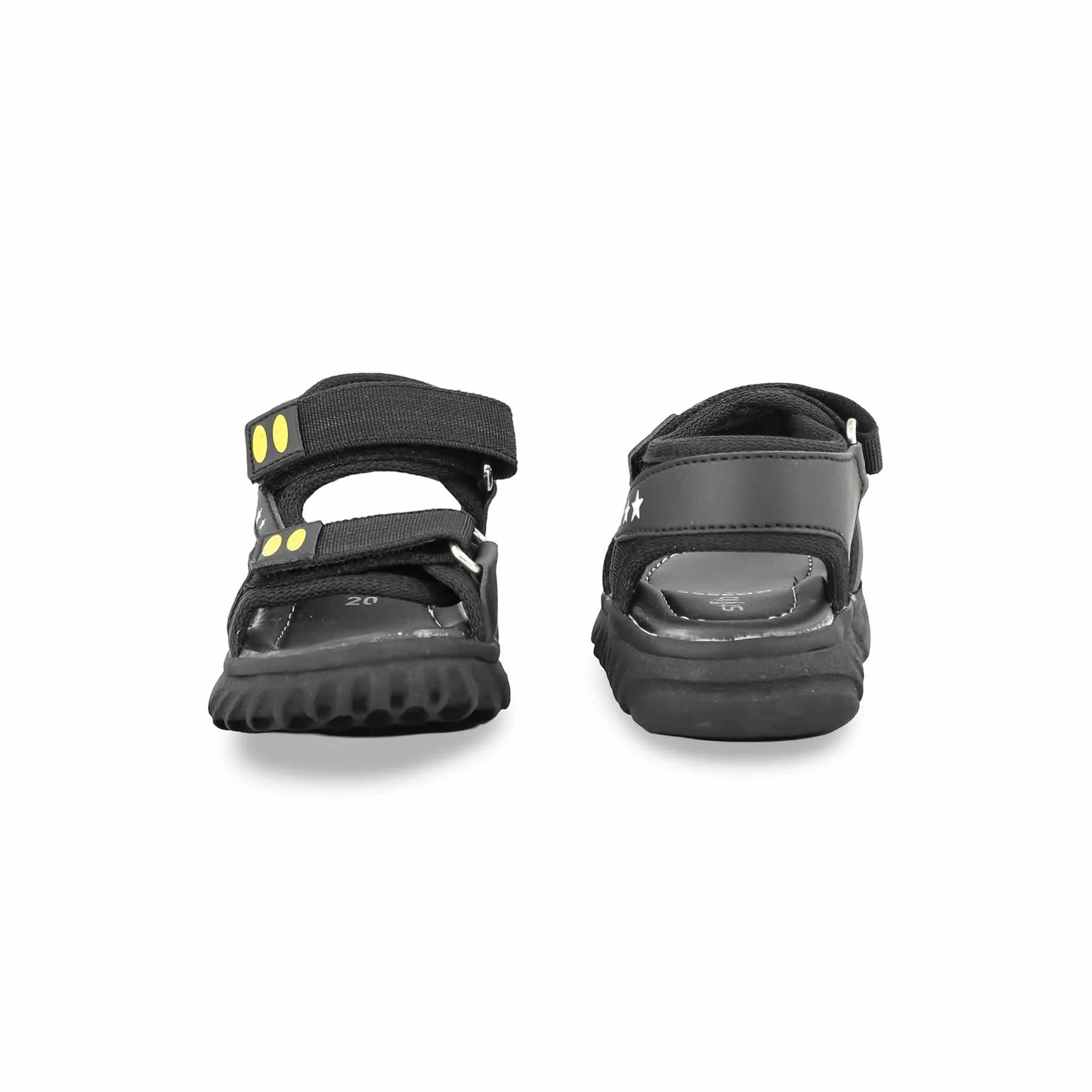 Boys Black Casual Sandal KD9995 - Image 4