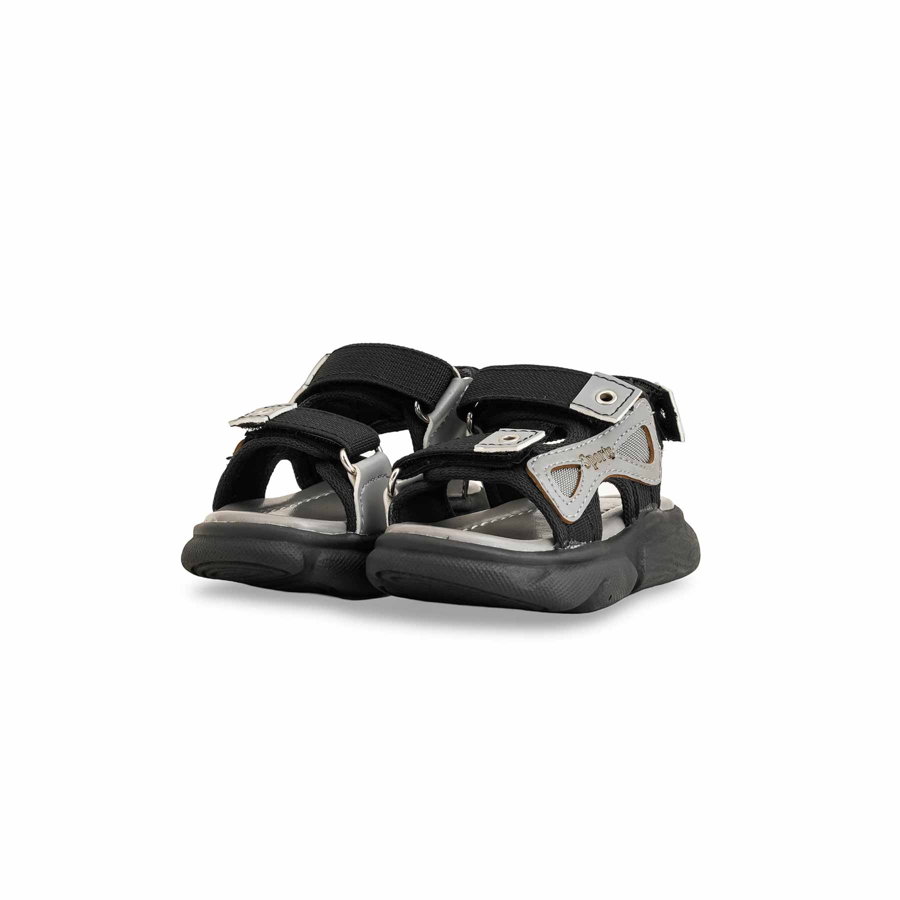 Boys Black Casual Sandal KD9997 - Image 3