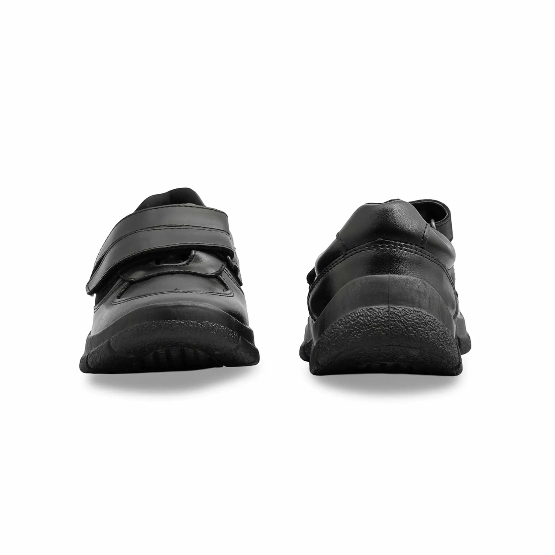 Boys Black Dual Strap School Shoes SK1108 - Image 4