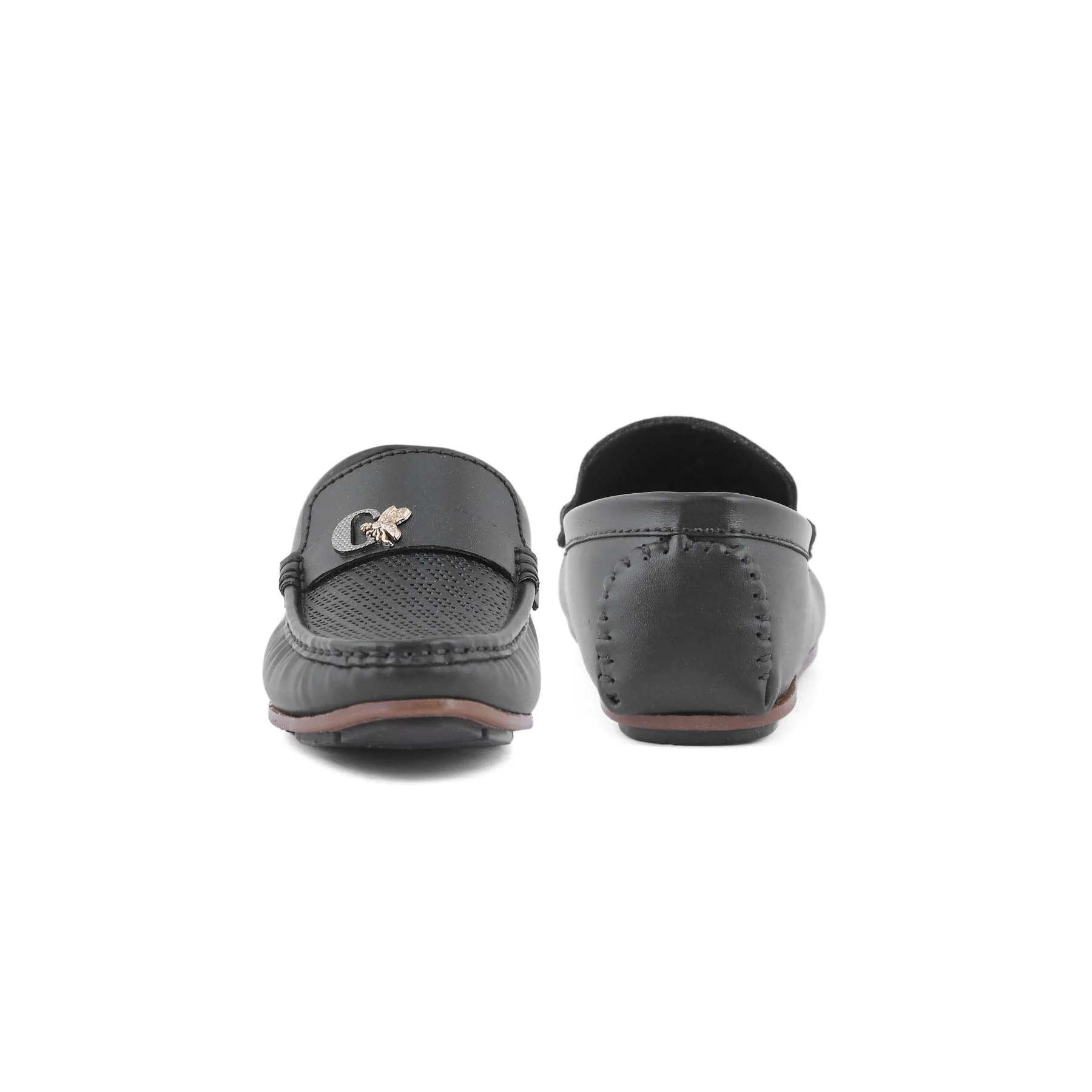 Boys Black Formal Moccasin KD0835 - Image 3