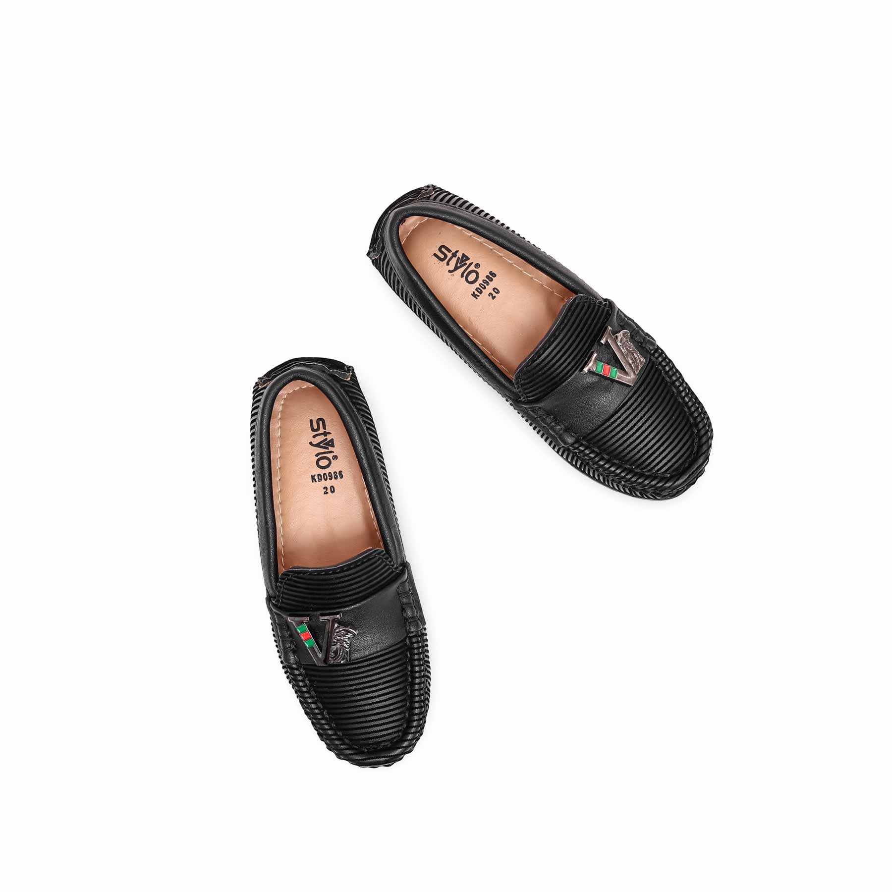Boys Black Formal Moccasin KD0986 - Image 4