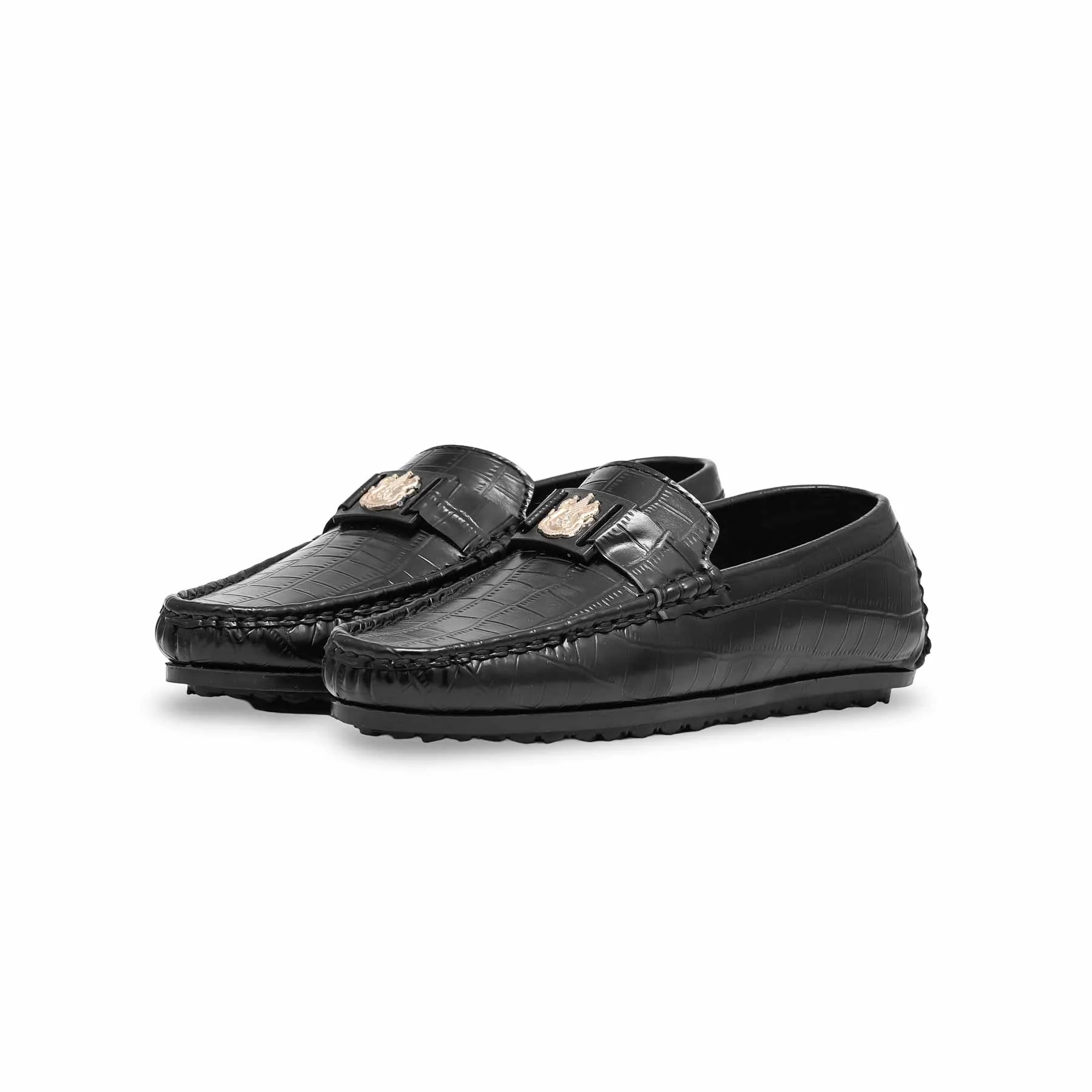 Boys Black Formal Moccasin KD0995 - Image 2