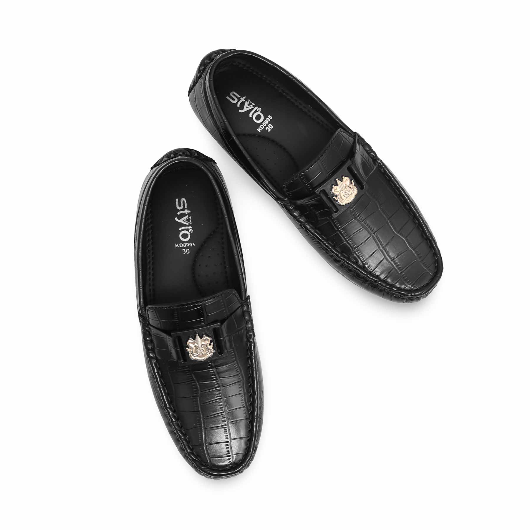 Boys Black Formal Moccasin KD0995 - Image 4