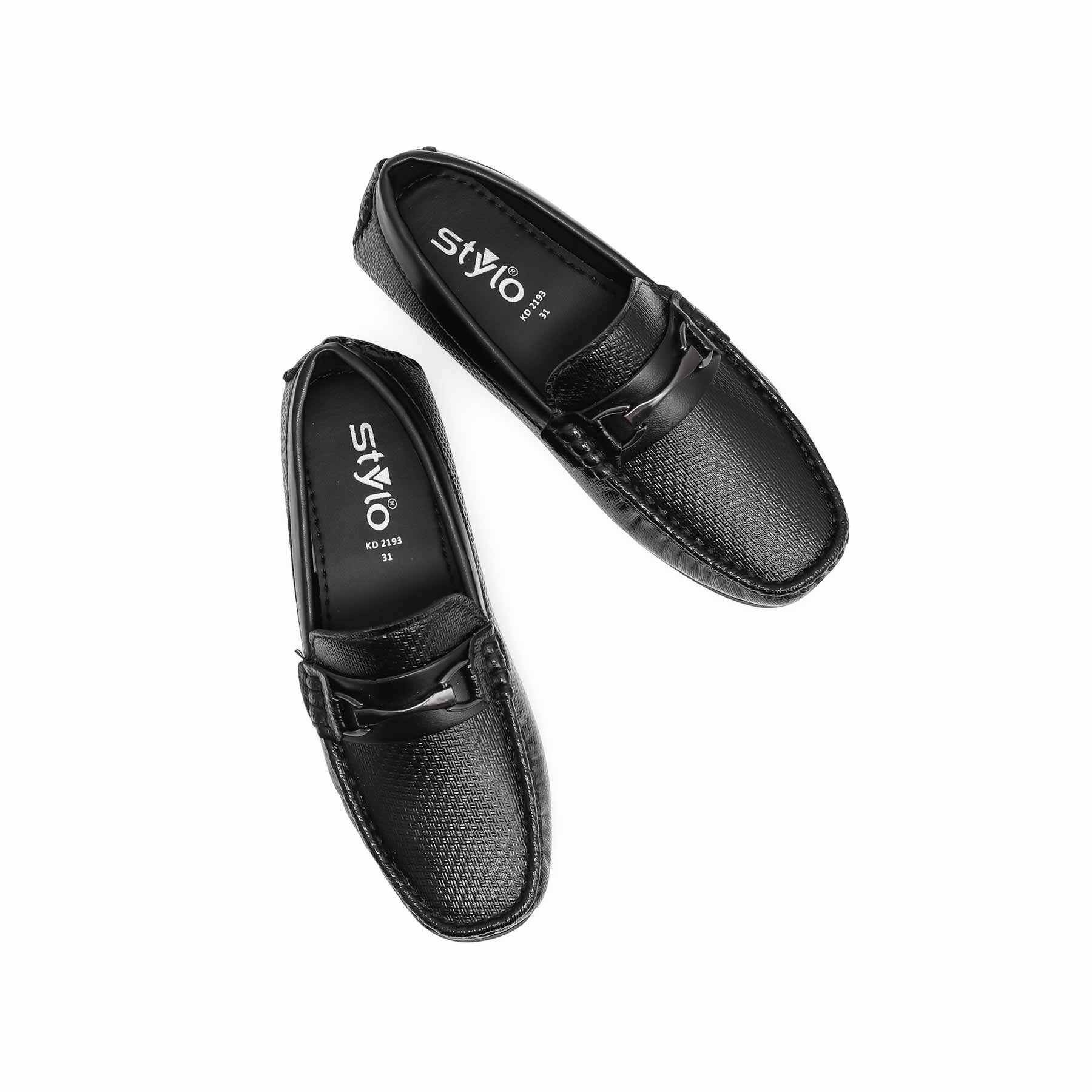 Boys Black Formal Moccasin KD2193 - Image 5