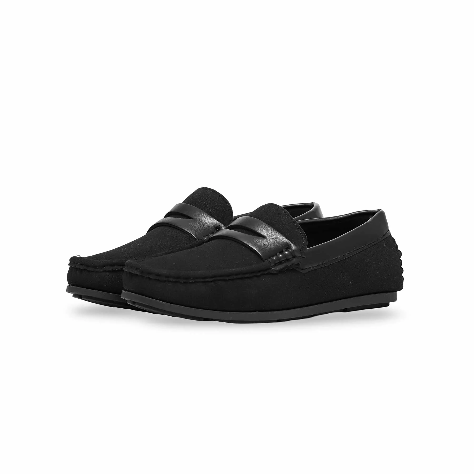 Boys Black Formal Moccasin KD2194 - Image 2