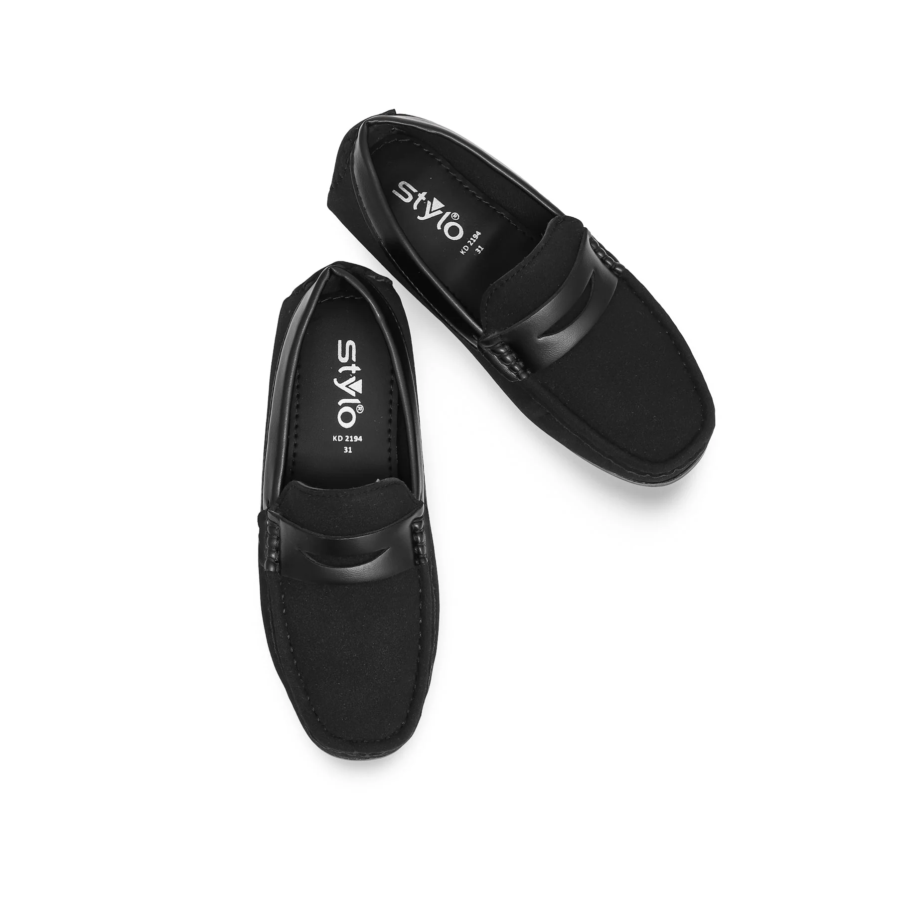 Boys Black Formal Moccasin KD2194 - Image 4