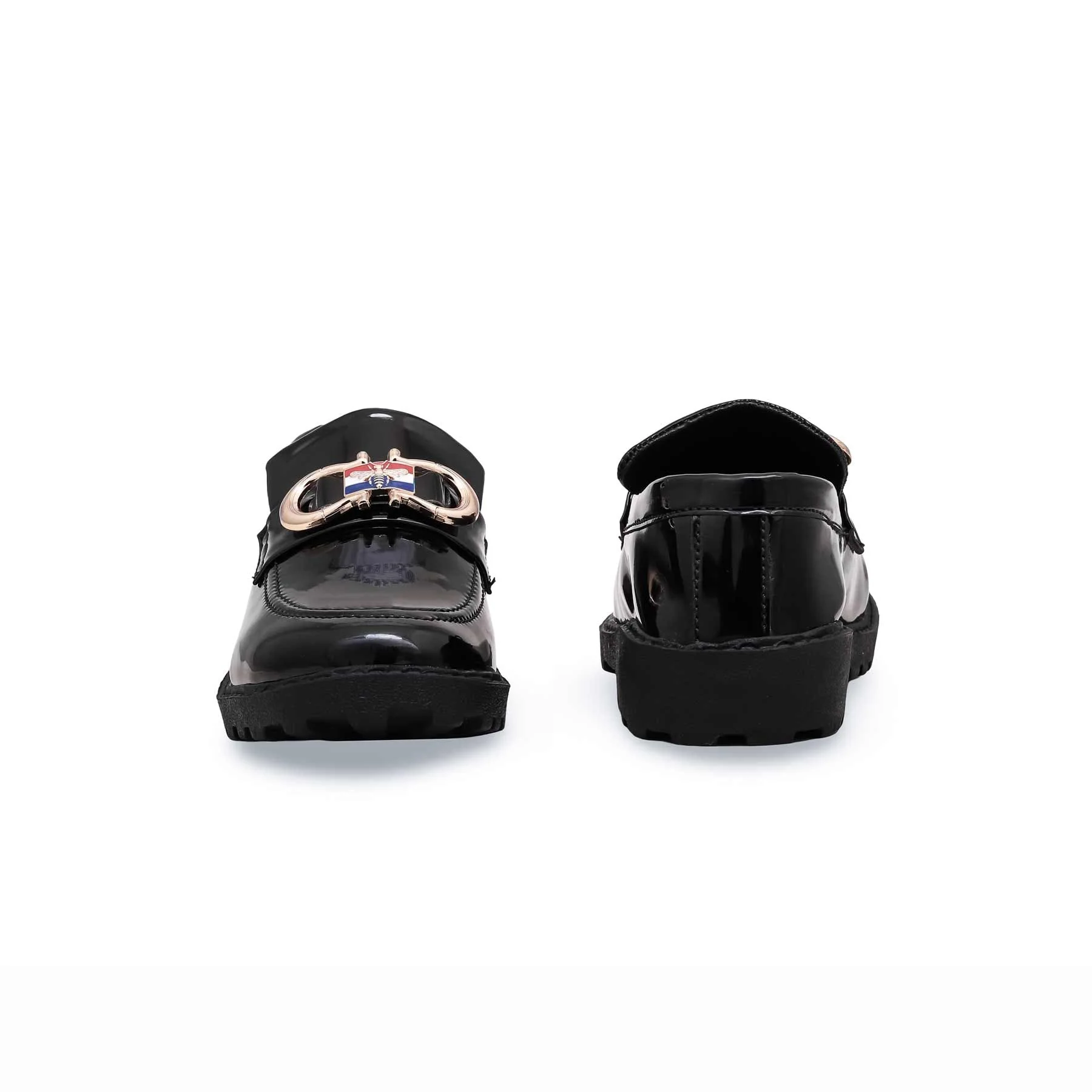 Boys Black Formal Moccasin KD2315 - Image 3