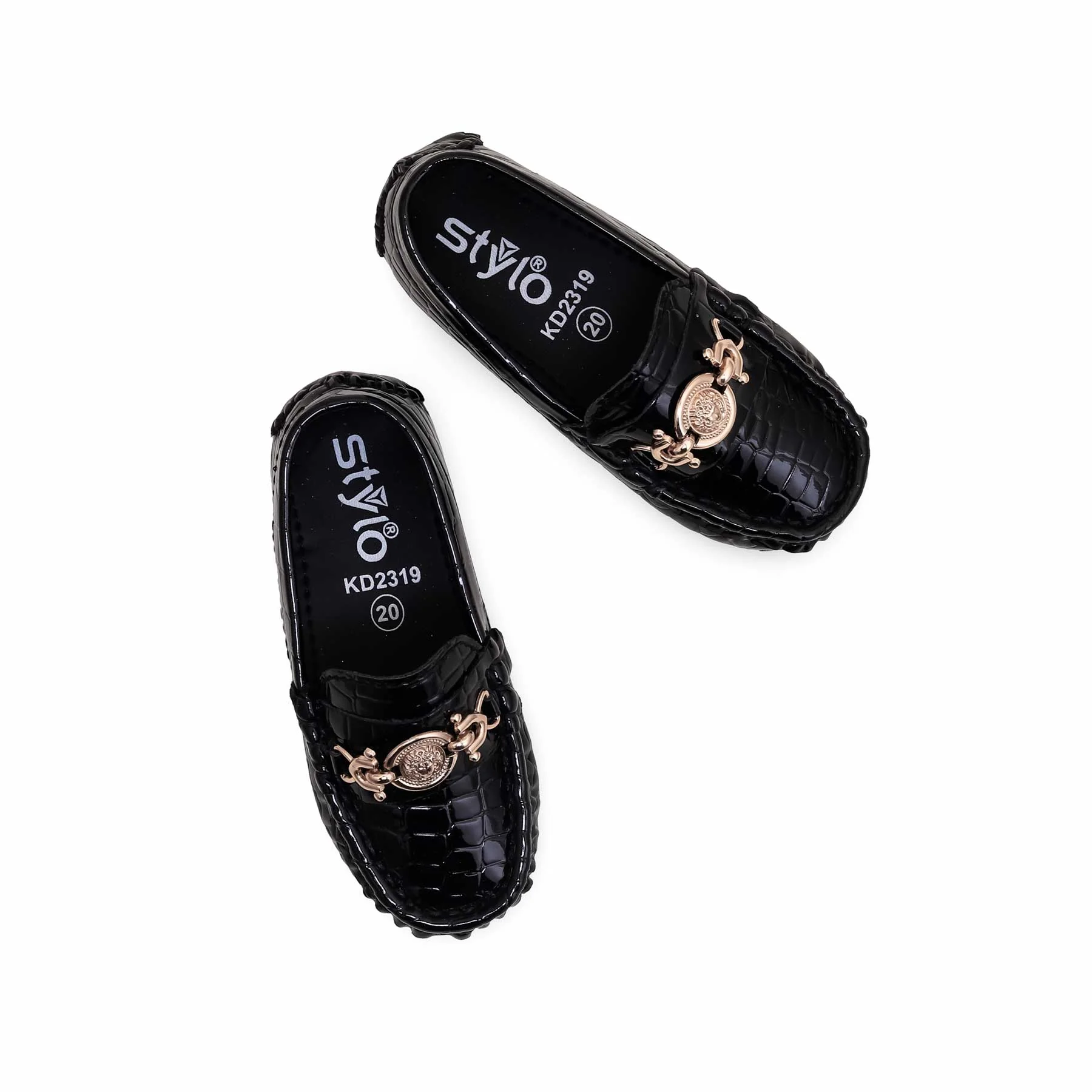Boys Black Formal Moccasin KD2319 - Image 5