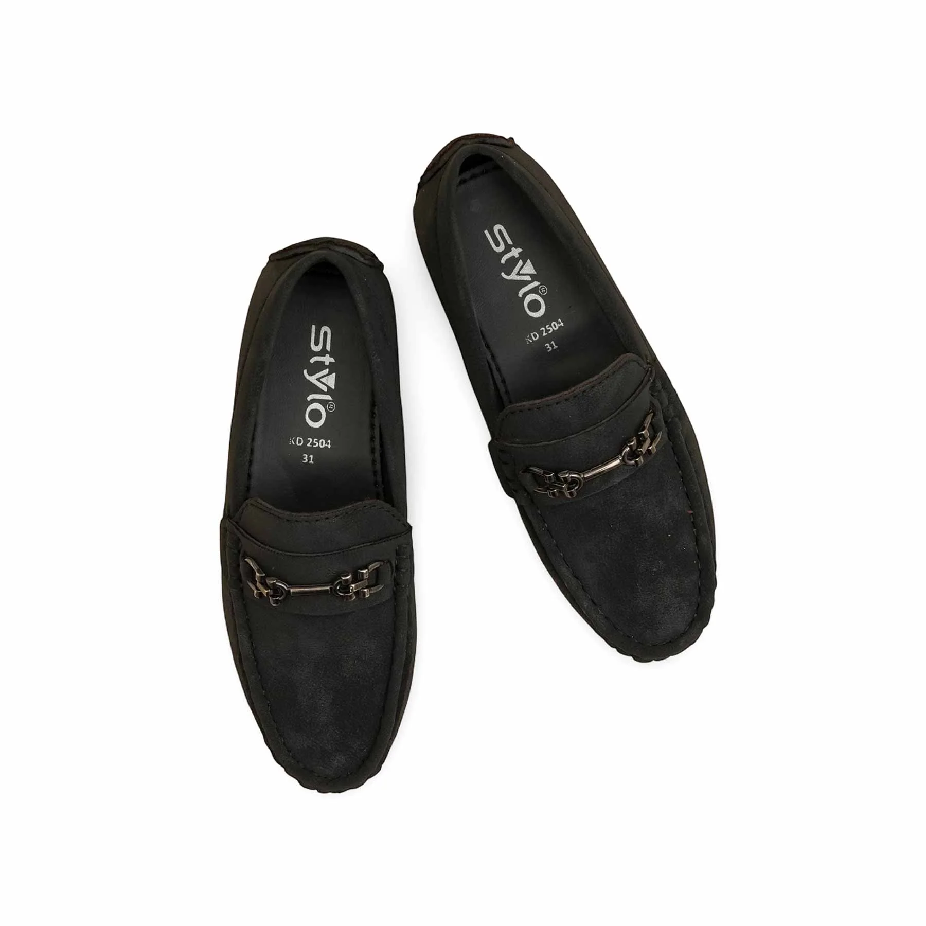 Boys Black Formal Moccasin KD2504 - Image 5