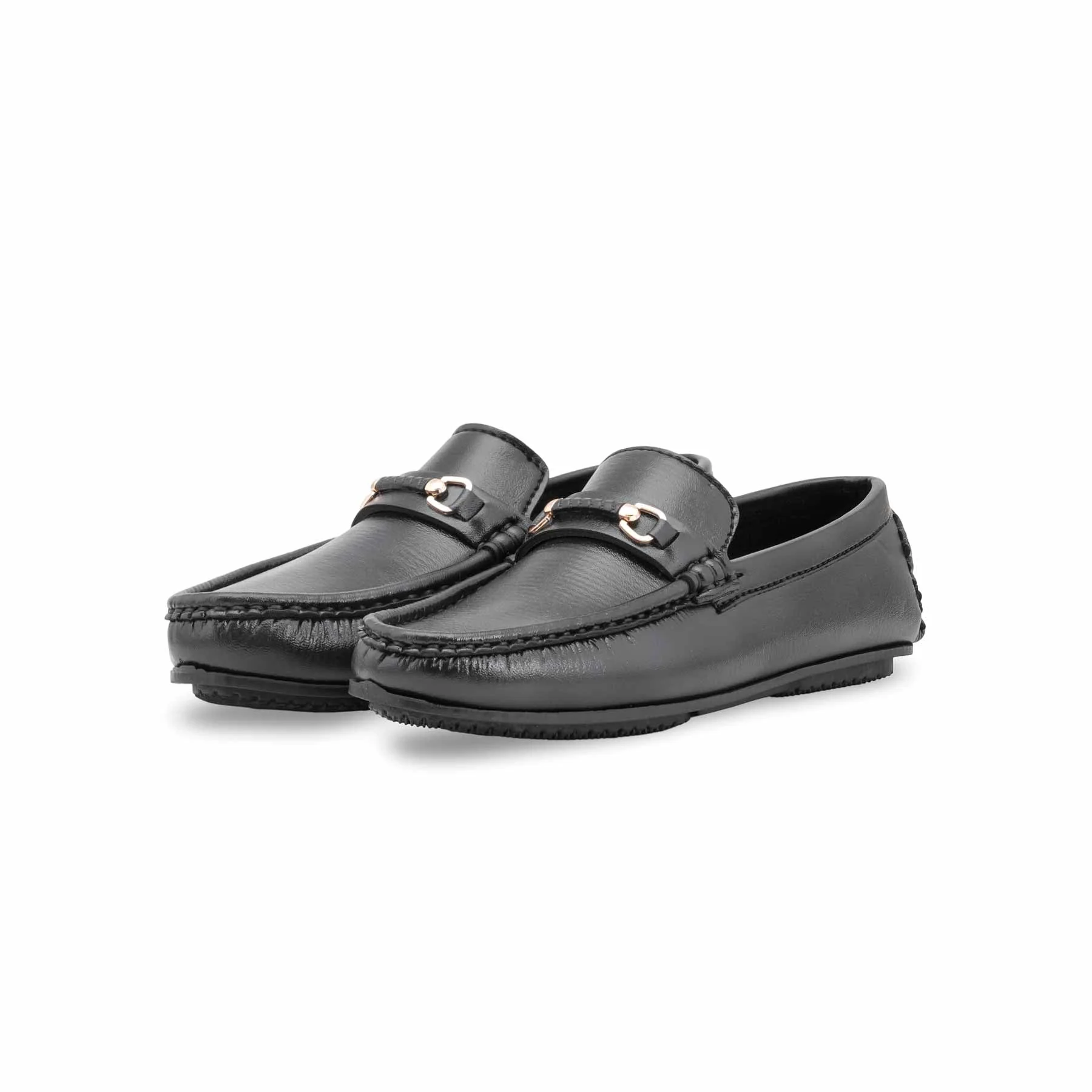 Boys Black Formal Moccasin KD2508 - Image 3