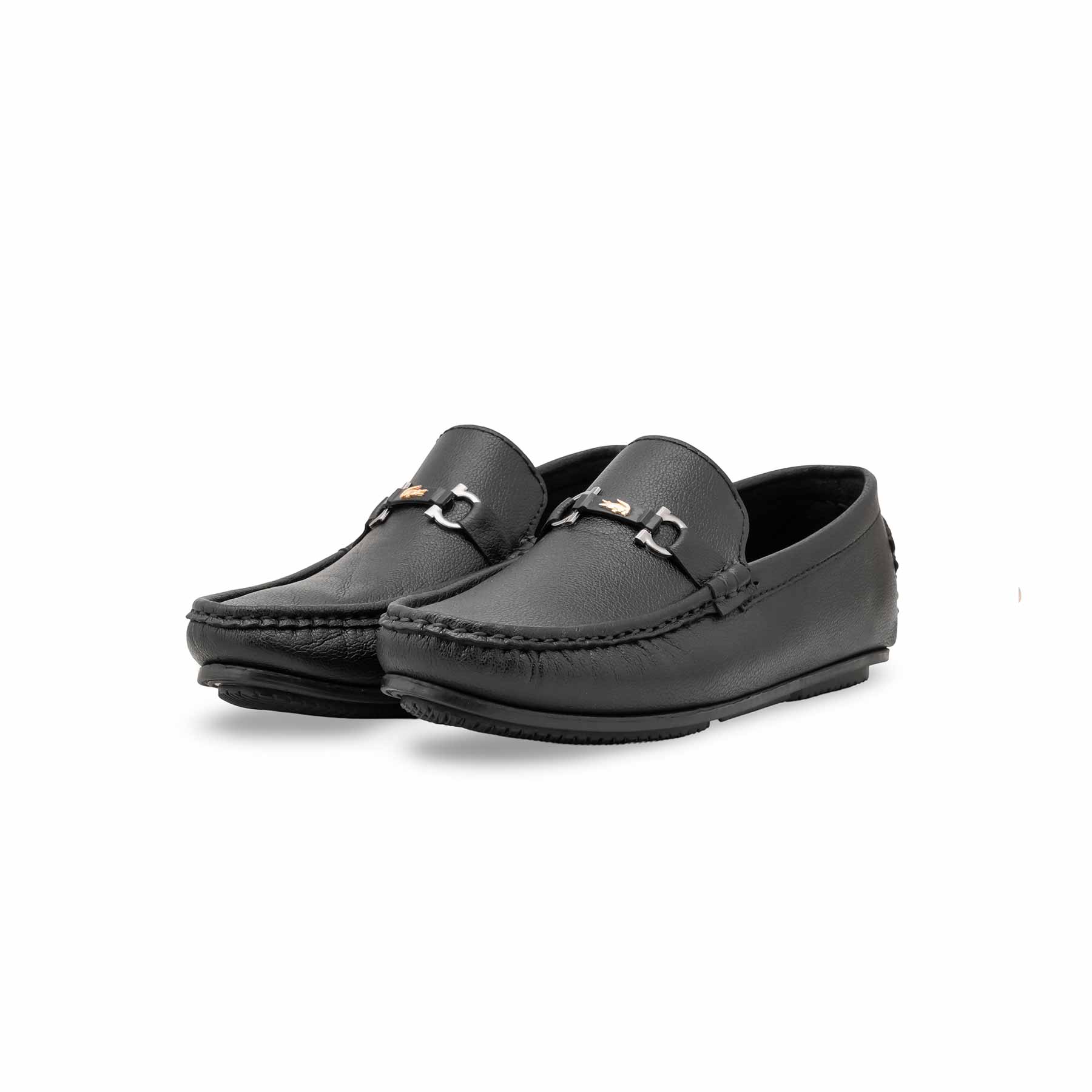 Boys Black Formal Moccasin KD2509 - Image 3