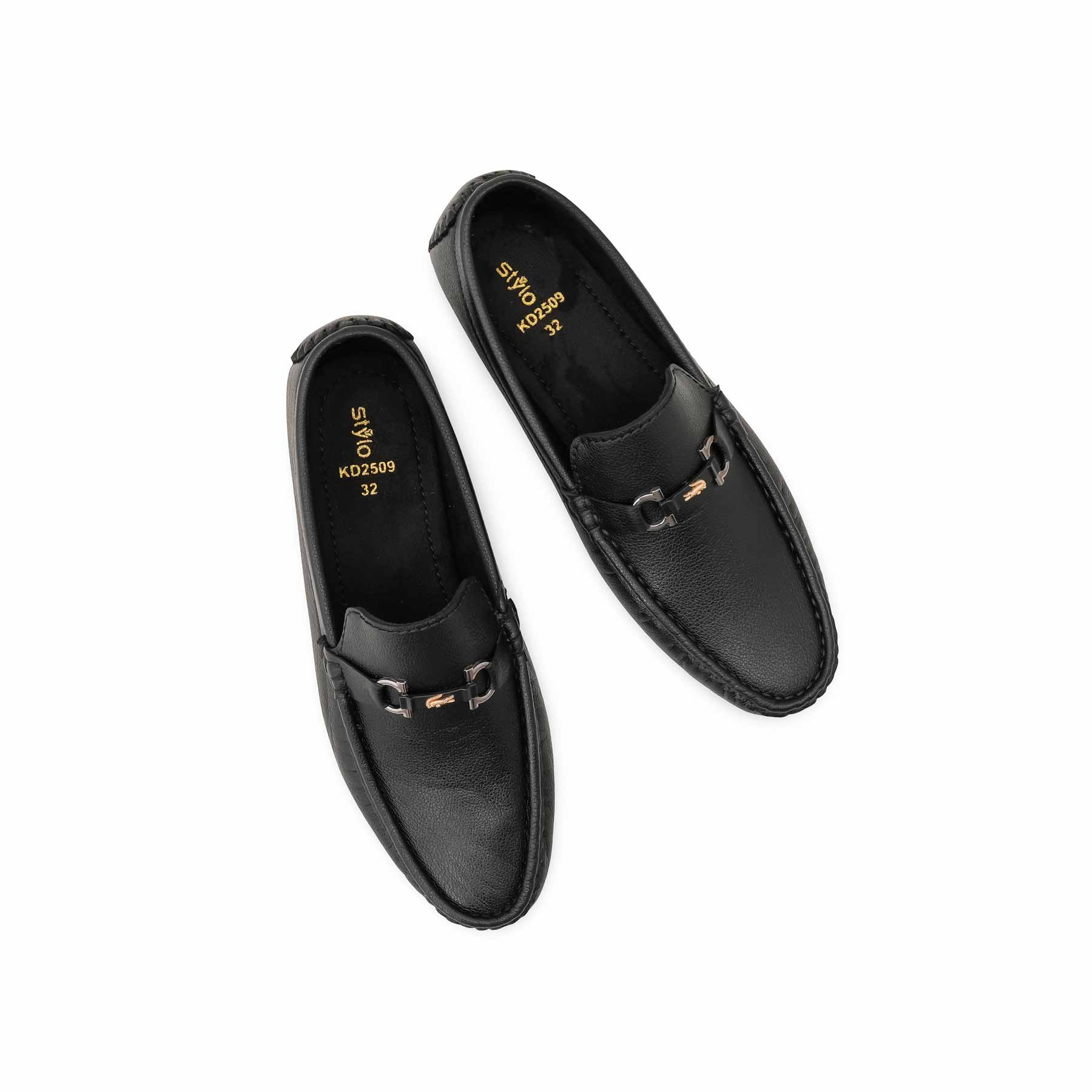 Boys Black Formal Moccasin KD2509 - Image 5