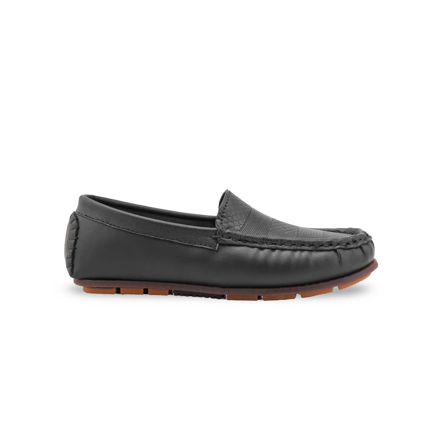 Boys Black Formal Moccasin KD2515 - Image 2